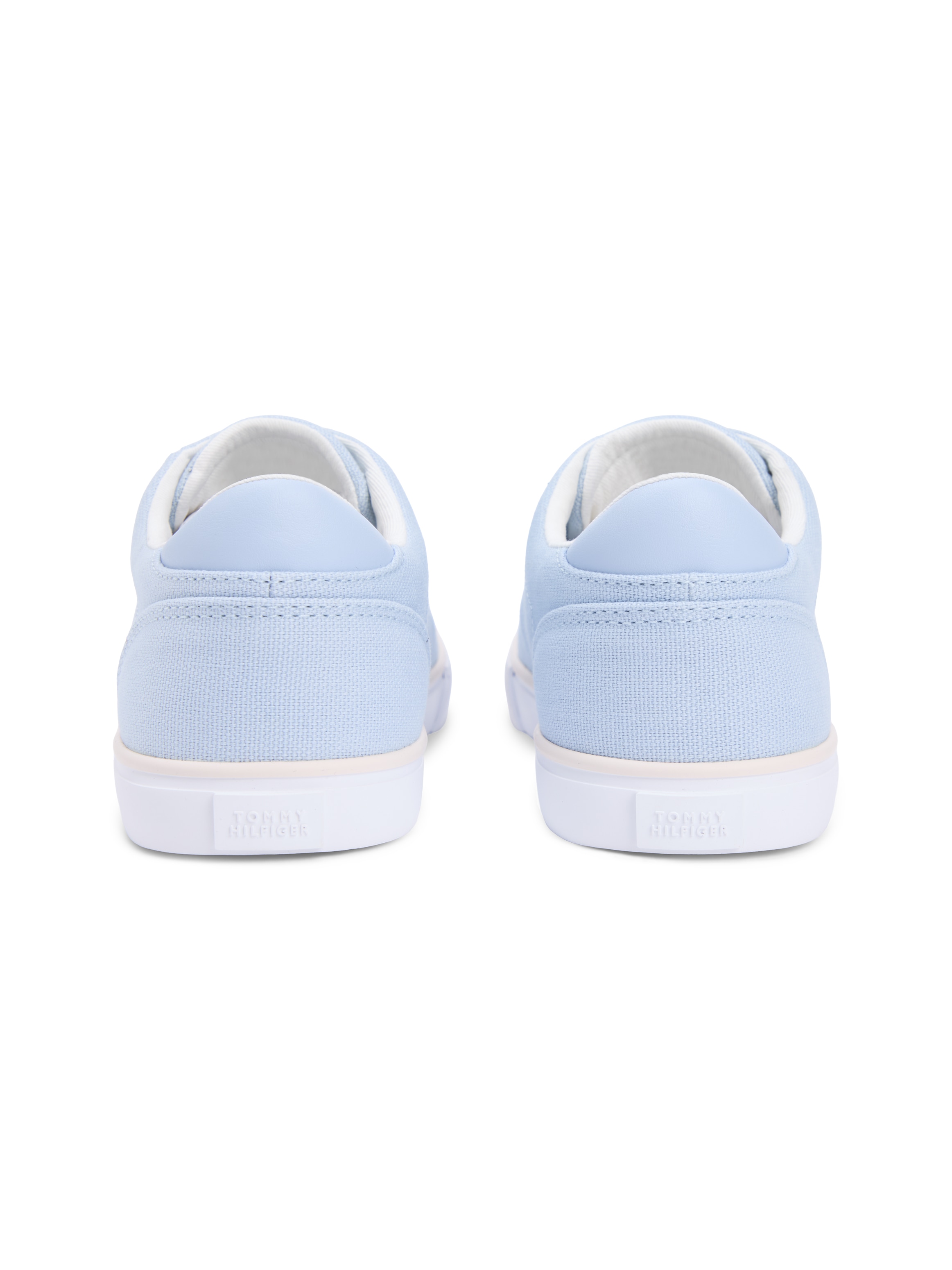 Tommy Hilfiger Plateausneaker »TH LOW PROFILE VULC CANVAS«  Halbschuh, Schnürer, Freizeitschuh mit gepolstertem Schaftrand