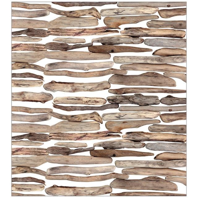 MySpotti Fensterfolie »Look Driftwood«, halbtransparent, glattstatisch  haftend, 90 x 100 cm, statisch haftend bei OTTO