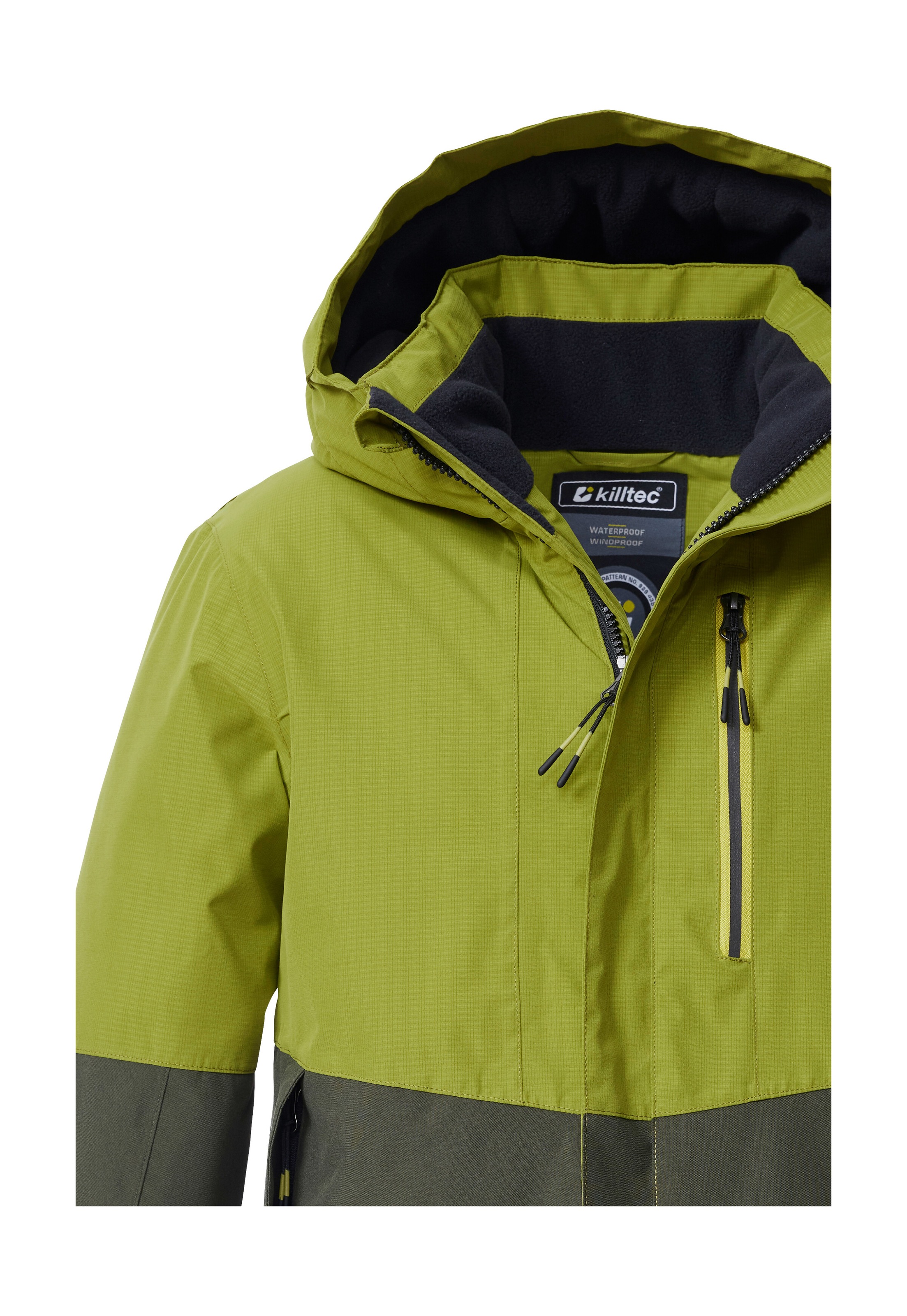 Killtec Funktionsjacke »KOW 222 BYS JCKT«, Wind- u. wasserdichte Kinderjacke mit Fleece, reflektierender Print