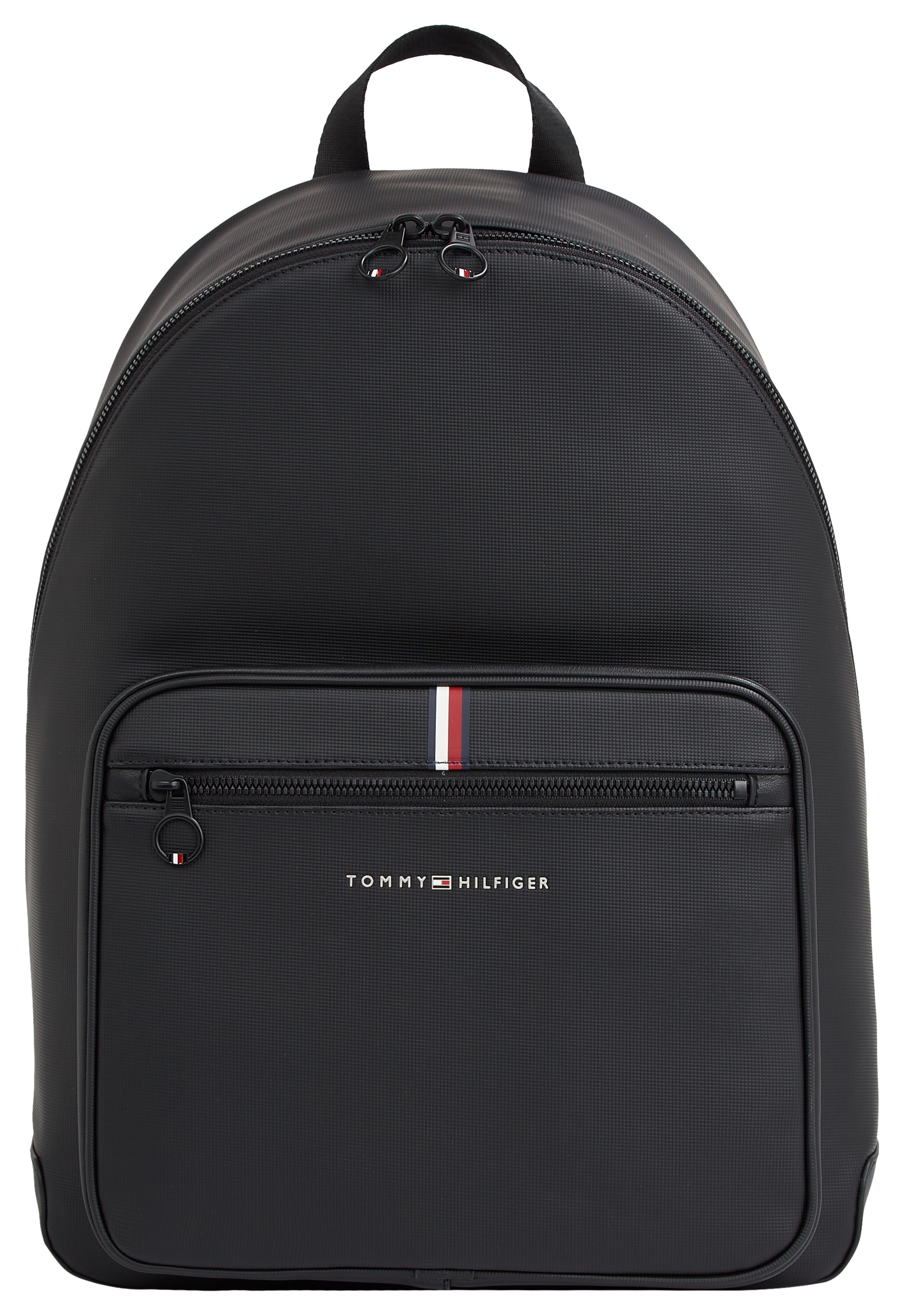 Cityrucksack »TH ESSENTIAL PIQUE BACKPACK«, mit charakteristischem Streifendetail