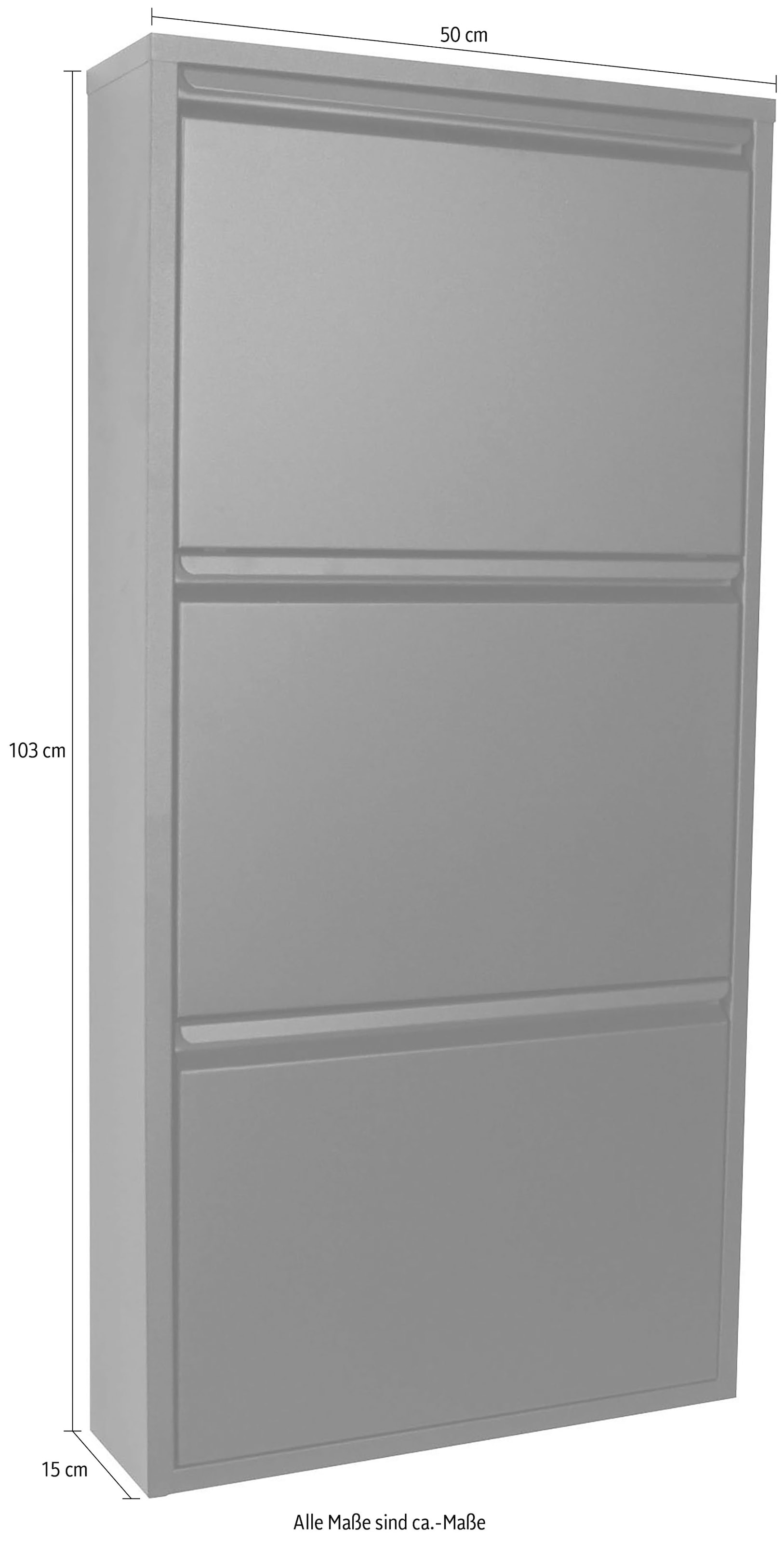 Spinder Design Schuhschrank »Billi« Metall, Breite 50 cm