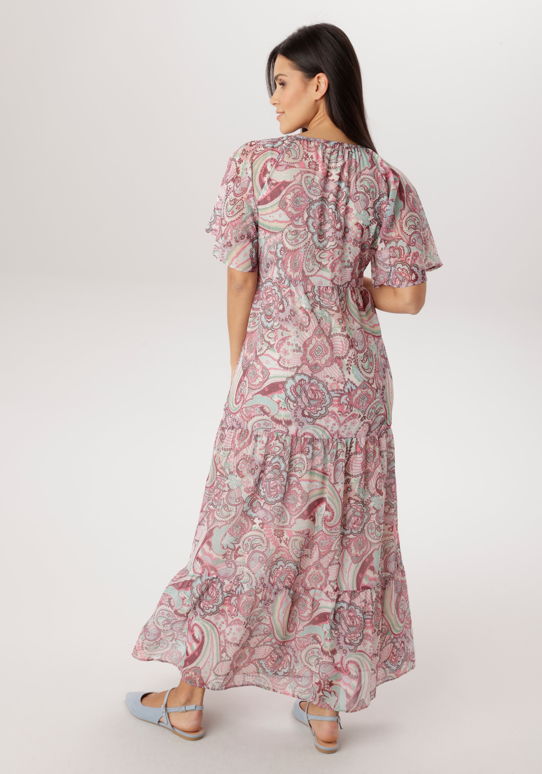 Aniston SELECTED Maxikleid mit verspieltem Paisleymuster - NEUE KOLLEKTION