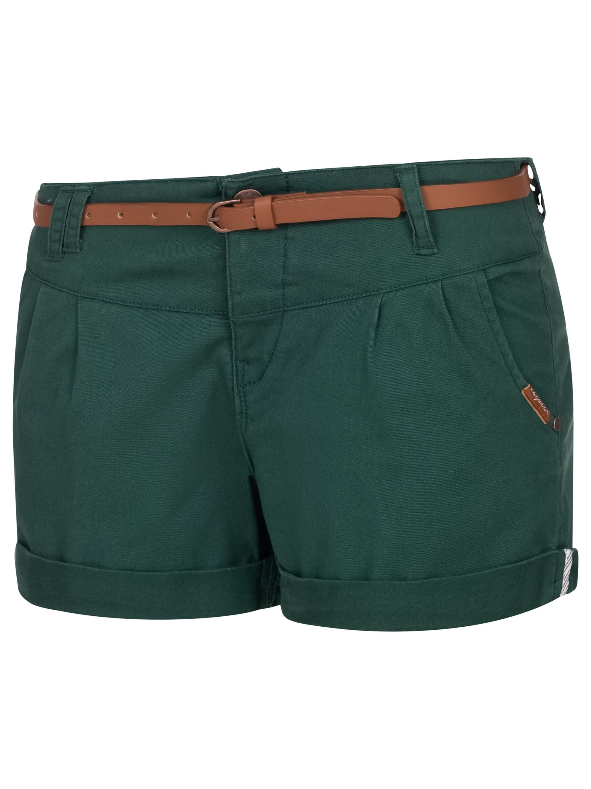 Ragwear Shorts »Shorts Heaven B«, (2 tlg.), leichte Hotpants mit hochwertigem Flechtgürtel