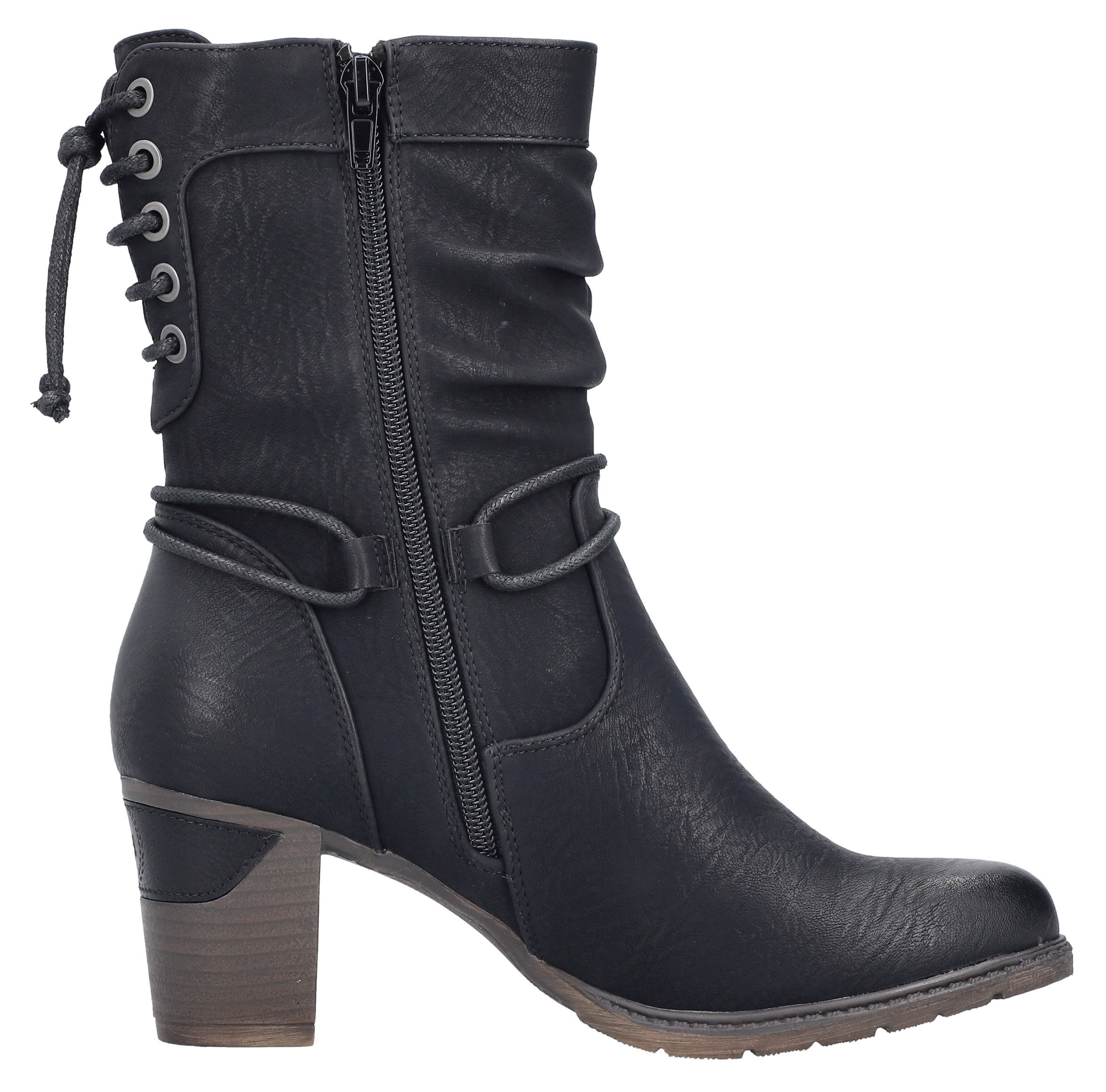 Rieker Cowboy Stiefelette, Westernstiefelette, Stiefelette mit Slouchy-Schaft