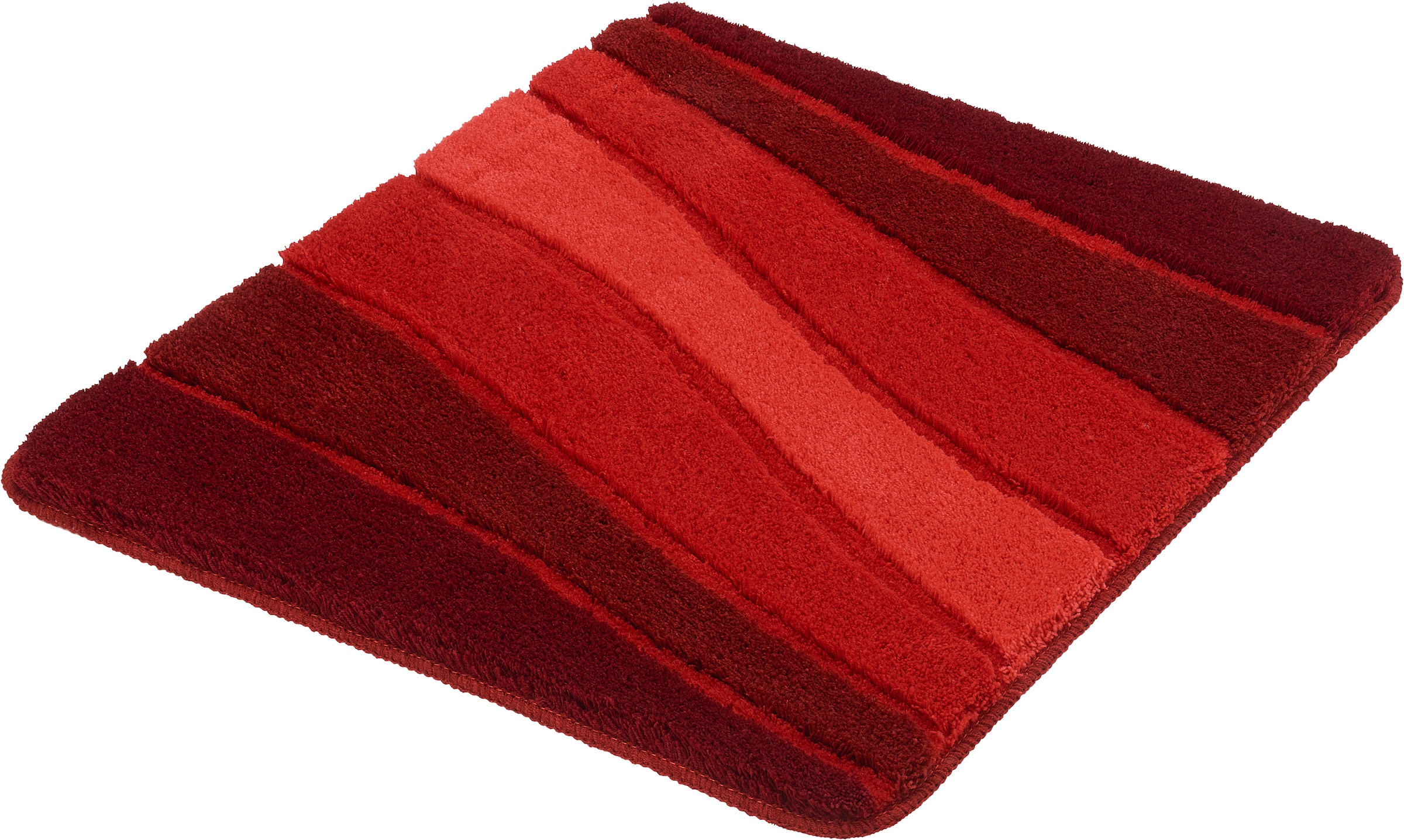 Kleine Wolke Badematte »Ocean, Badvorleger, Badezimmer Teppich« Höhe 21 mm rutschhemmend beschichtet fußbodenheizungsgeeignet Badteppich, Wellen Design, mit Farbverlauf, Hoch-Tief Effekt, waschbar
