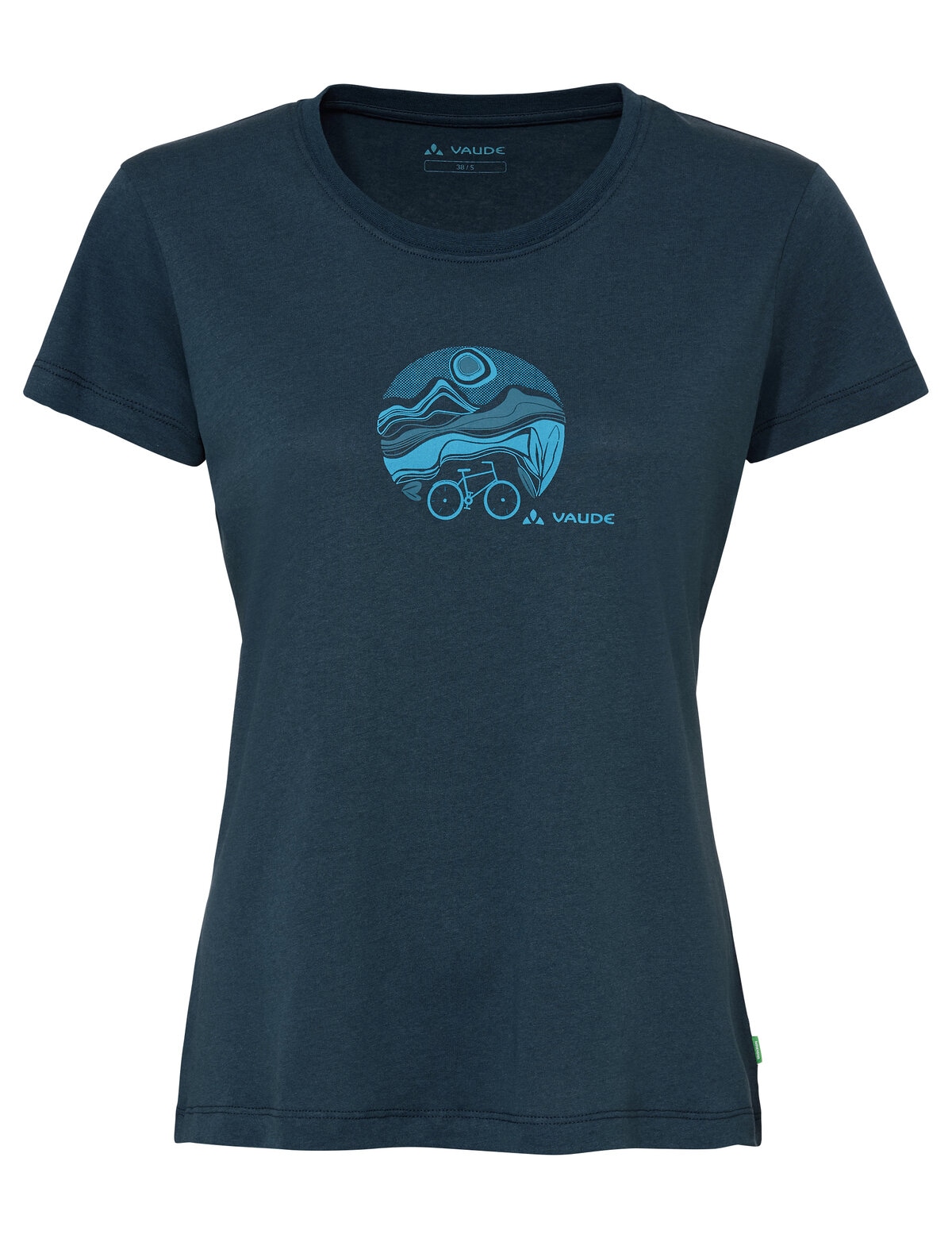 VAUDE Funktionsshirt »WOMEN'S CYCLIST T-SHIRT V« sportliche Passform, Kurzarm, für Radsport und Outdoor-Aktivitäten