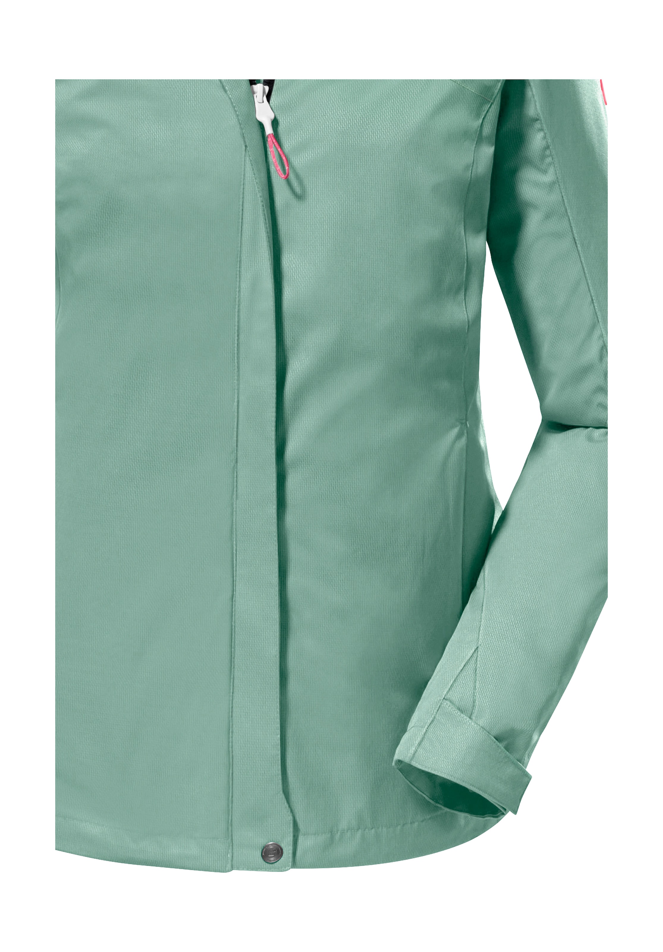 Killtec Outdoorjacke »KOS 133 WMN JCKT«, Wasser- und winddichte Damenjacke mit abnehmbarer Kapuze, PFAS-frei