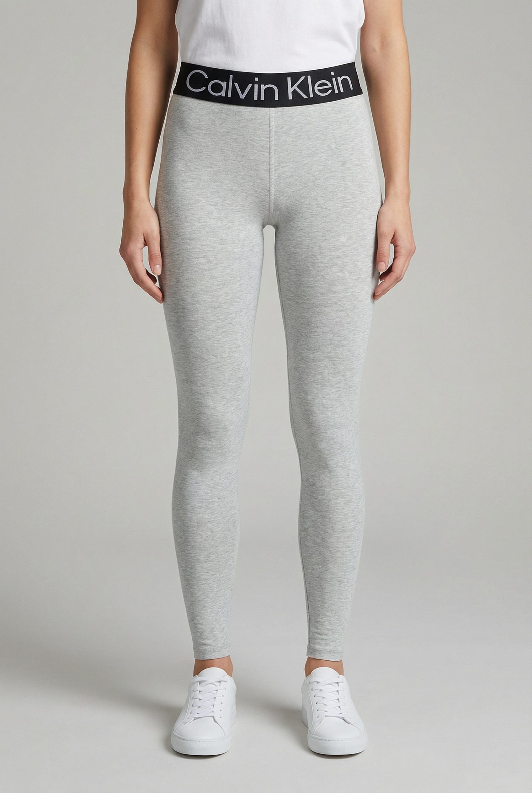 Calvin Klein Leggings  breiter Logobund, weich, elastisch, Cotton-Mix