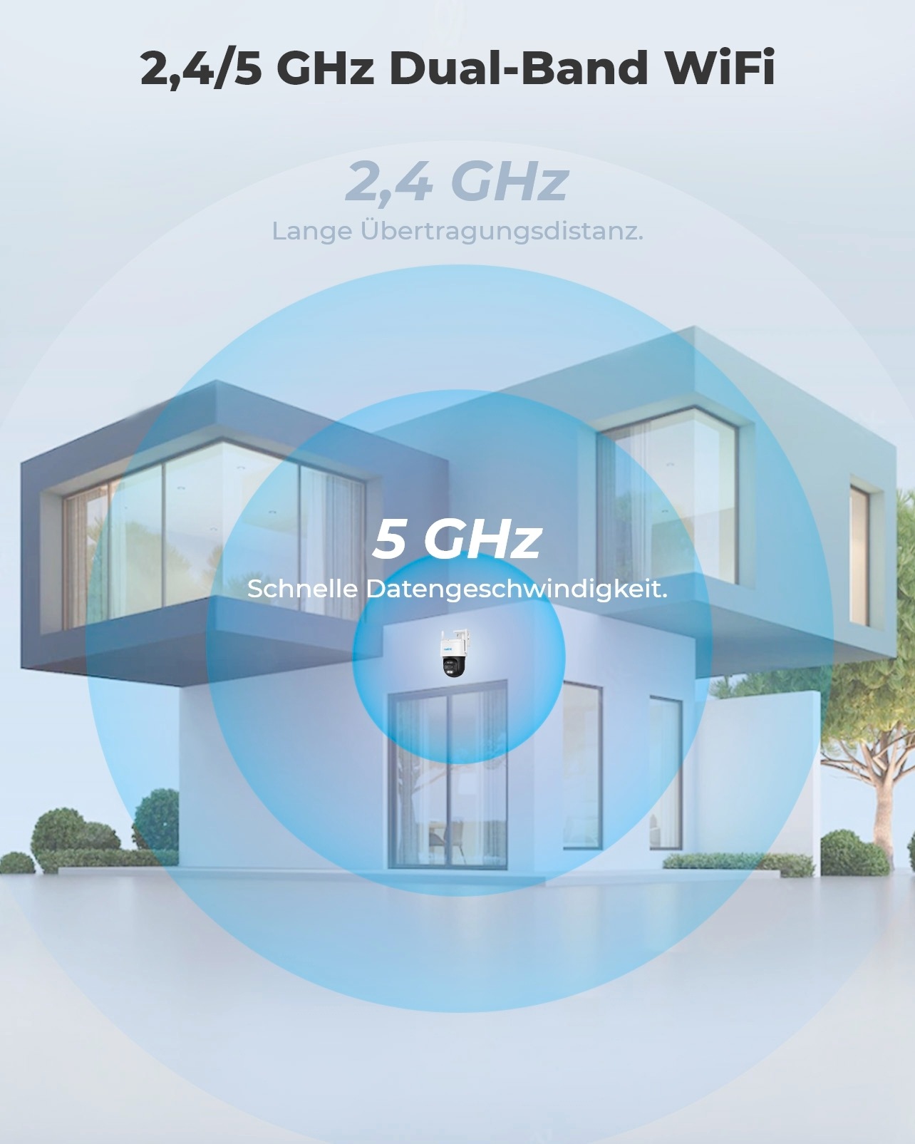 Reolink Überwachungskamera »Trackmix Series W760 WiFi-Outdoor«, Außenbereich
