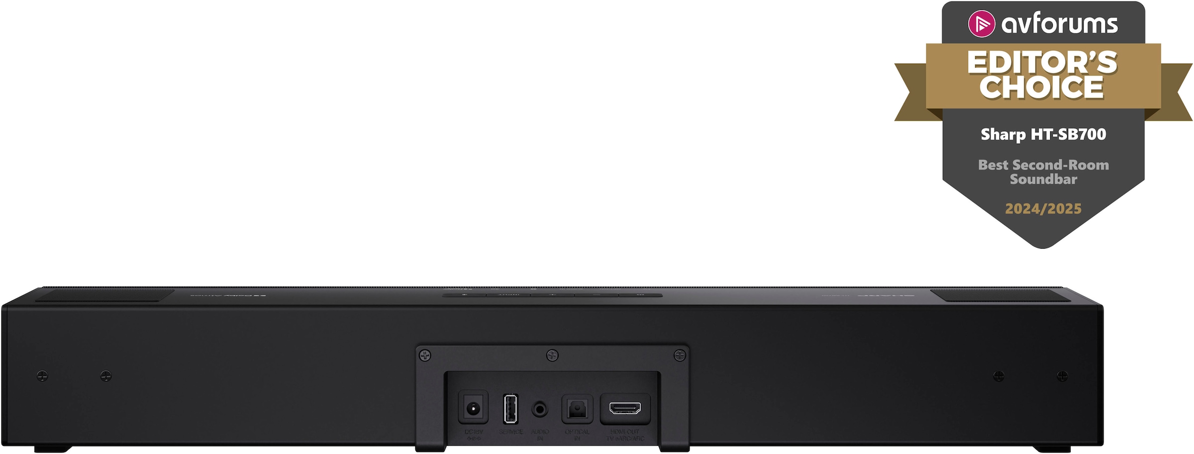 Sharp Soundbar »HT-SB700« 2.0.2 (Bluetooth Automatische Abschaltung | Bass- und Lautstärkeregelung | Equalizer | Steuerung per TV Fernbedienung | Touch - Bedienung 140 W)