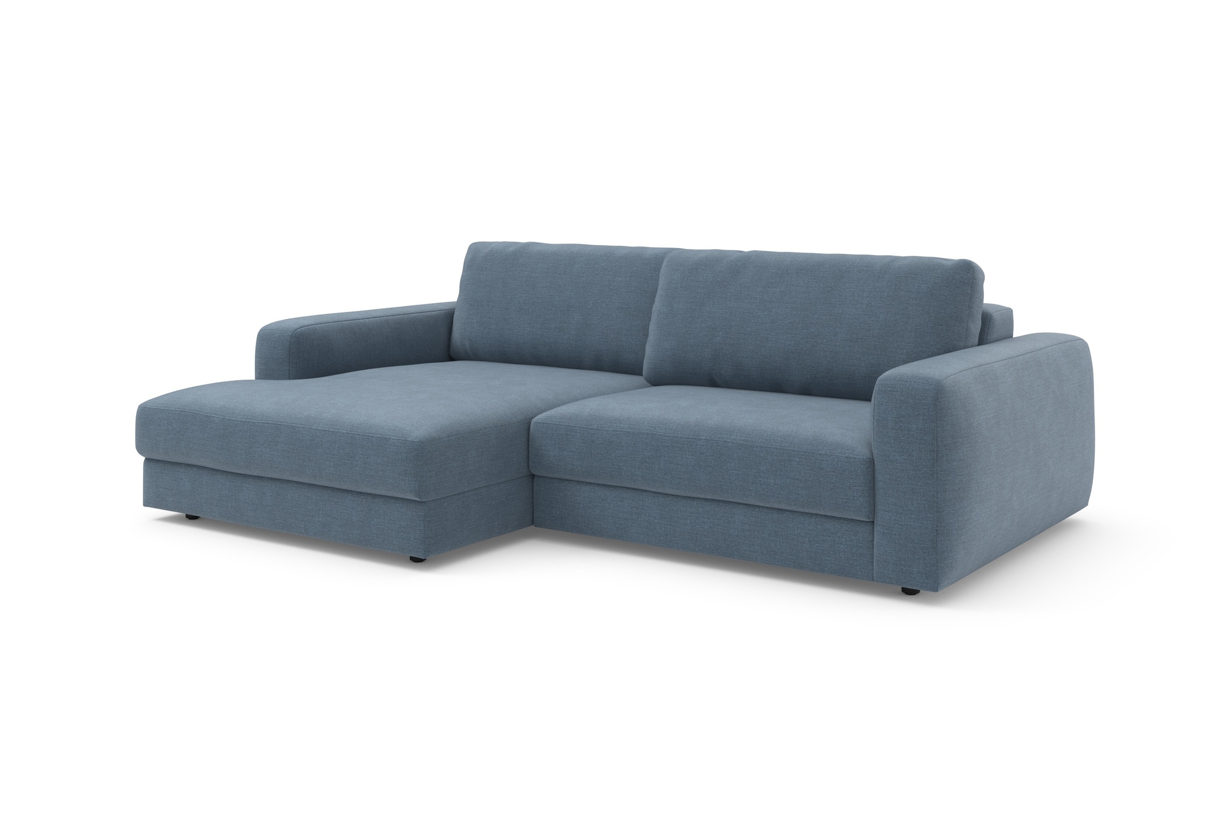 TRENDMANUFAKTUR Ecksofa »Bourbon, Designsofa mit tollem Sitzkomfort, L-Form,«, extra tiefe Sitzfläche, wahlweise mit Sitztiefenverstellung