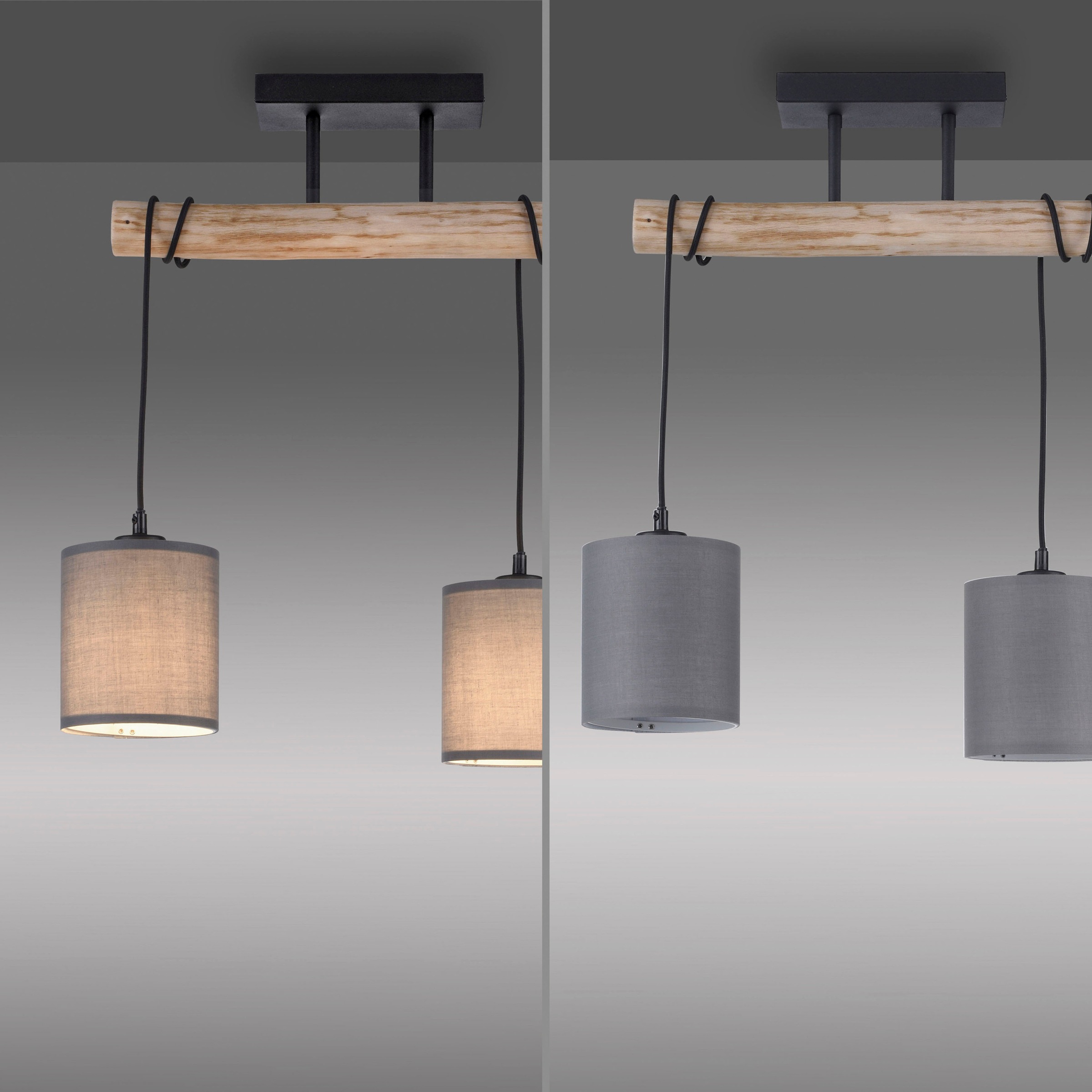 JUST LIGHT Deckenleuchte »GREEN TRIB« E27 1 Stk.