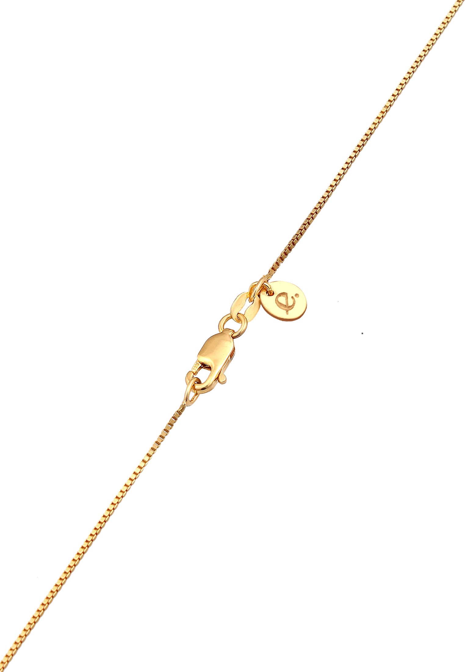 Elli Premium Kette mit Anhänger »Halskette Kreuz Religion Basic Unisex 925 Silber«