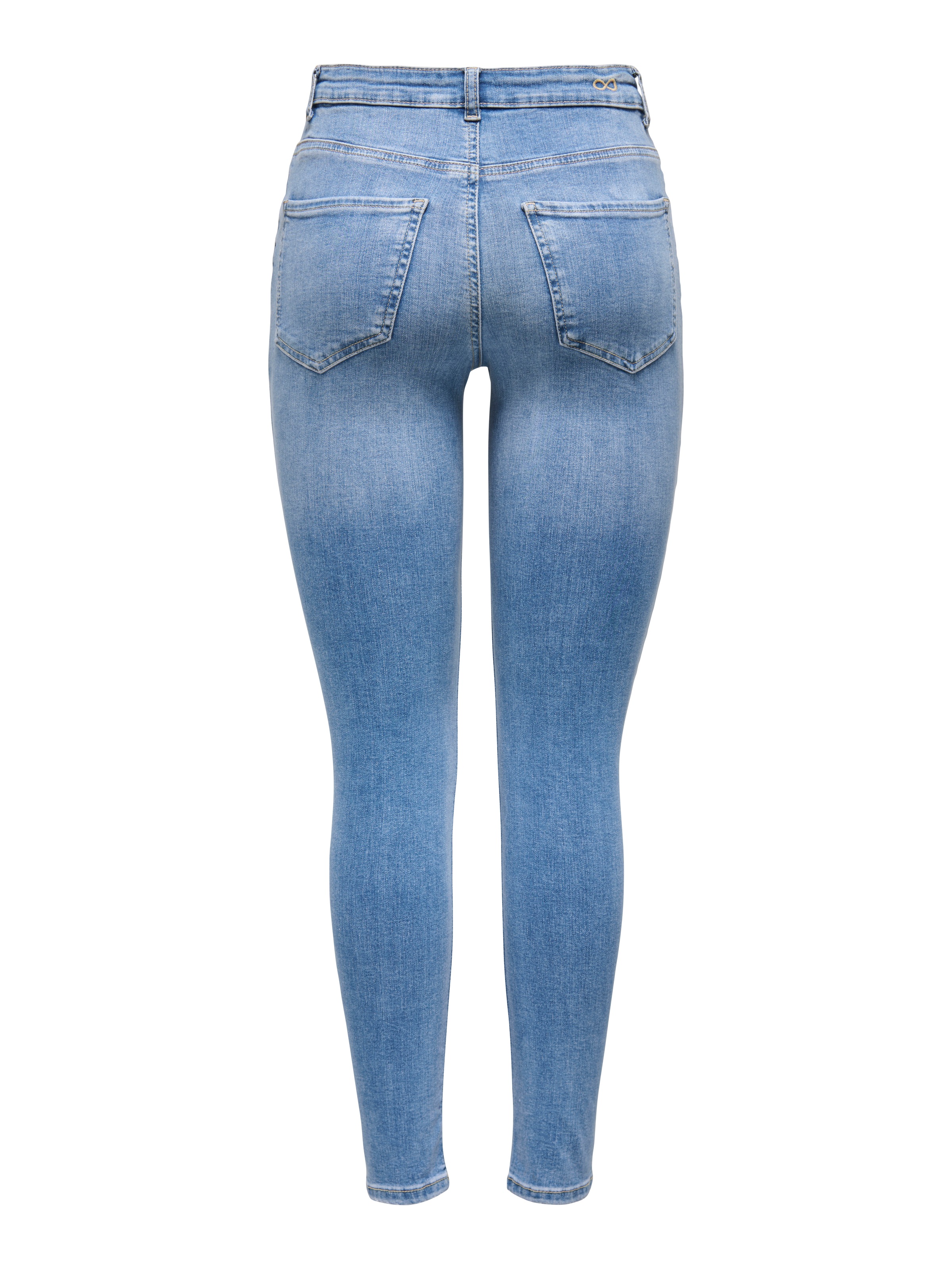 JDY Skinny-fit-Jeans »JDYFINA MW SKINNY ANK JNS MB NOOS DNM«