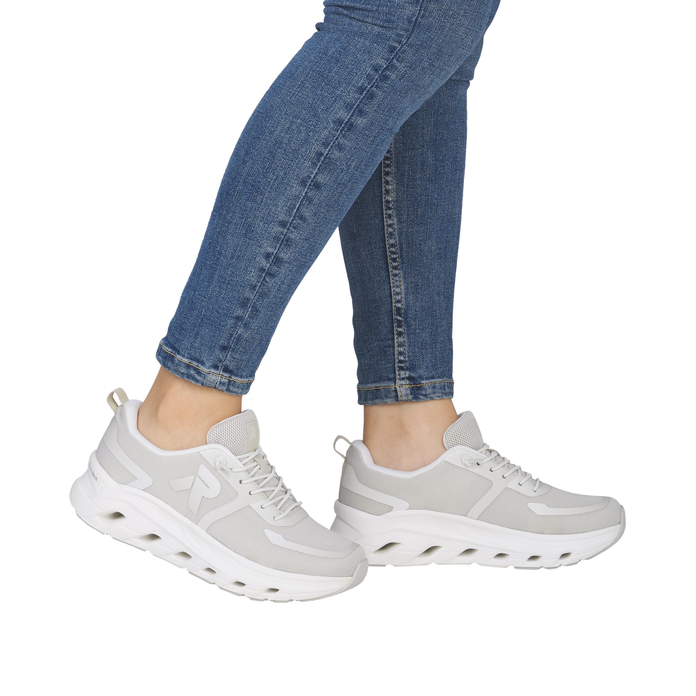 RIEKER Sport Slip-On Sneaker  Schlupfschuh, Freizeitsneaker, Halbschuh mit softem Schaftrand
