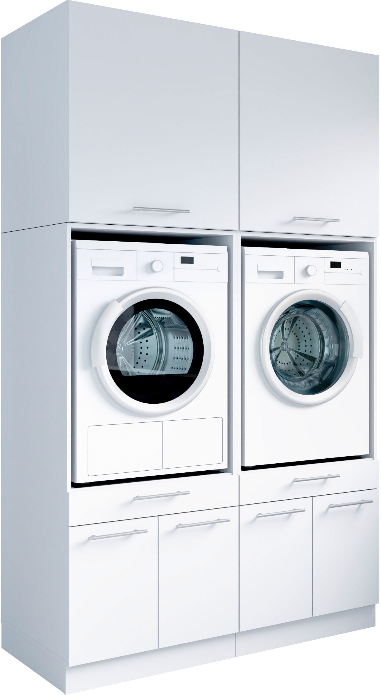 Laundreezy Mehrzweckschrank-Set »Laundreezy, 4-tlg. Mehrzweckschrank-Set B/H/T 135/238/68 cm« 4 Stk. tlg.