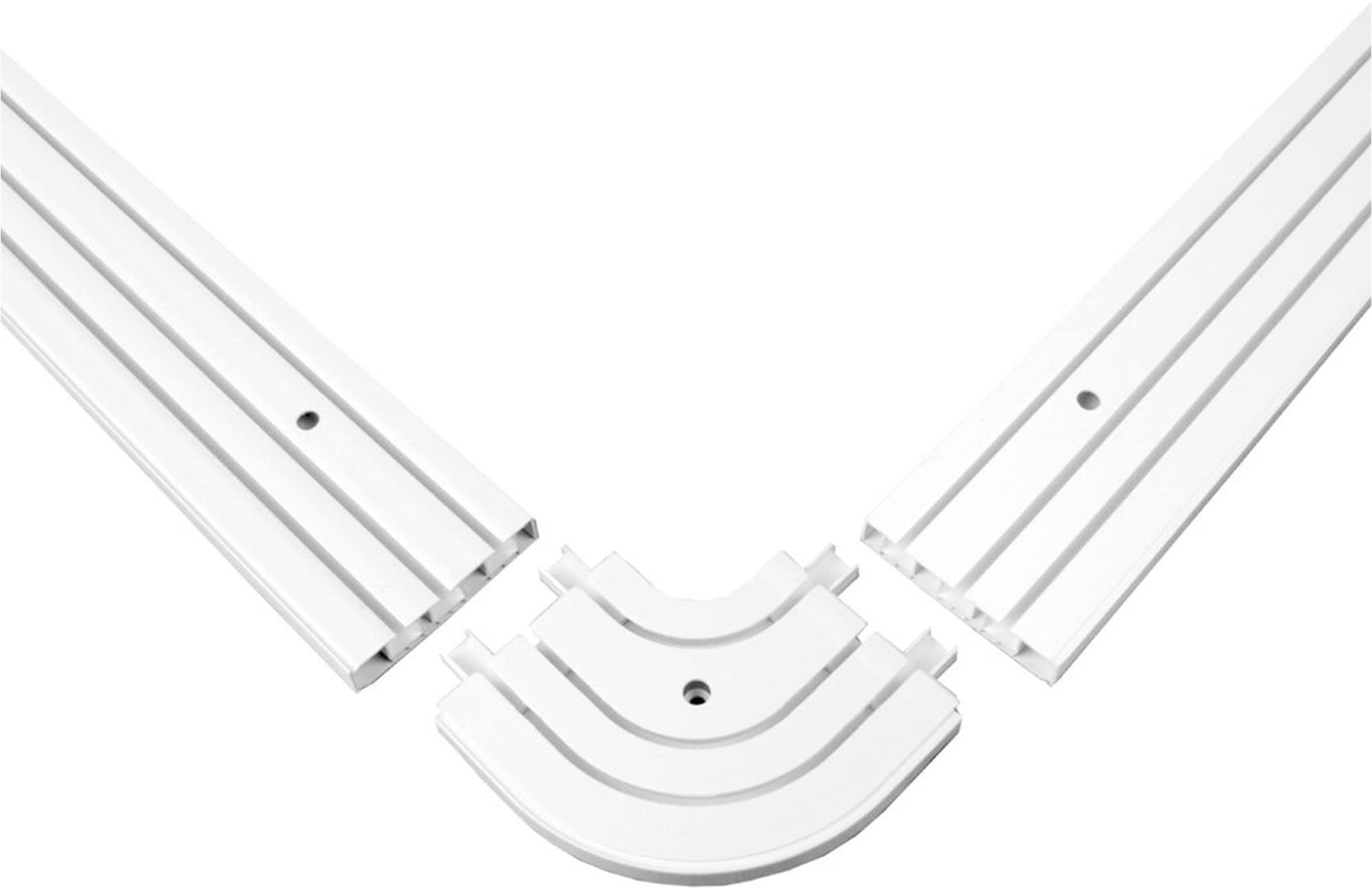 SN DECO GROUP Gardinenschiene »Innenbogen für Vorhangschiene SH« 3 läufig-läufig