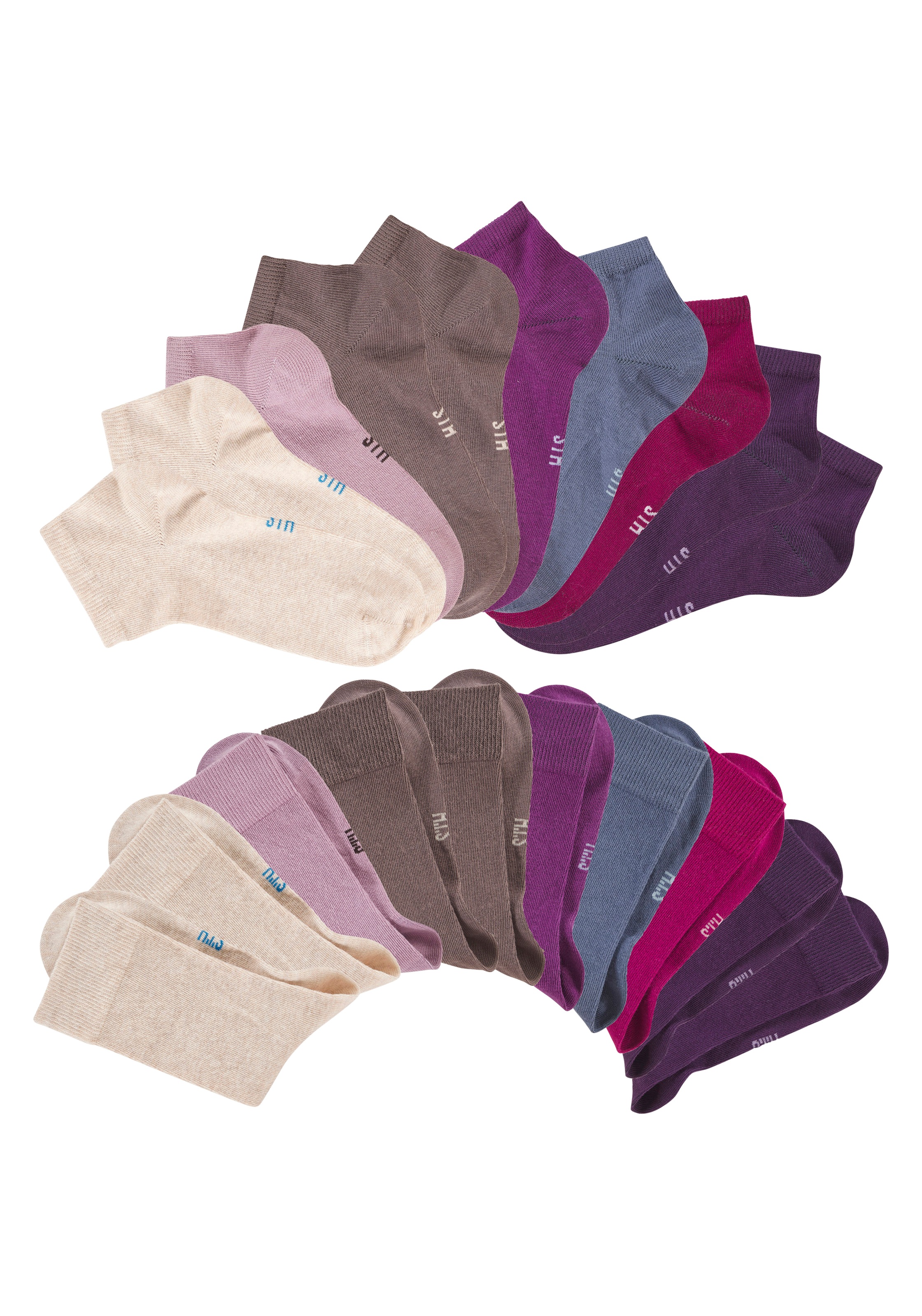 H.I.S Basicsocken Packung, 20 Paar tlg. zwei Längen im Kombi Pack
