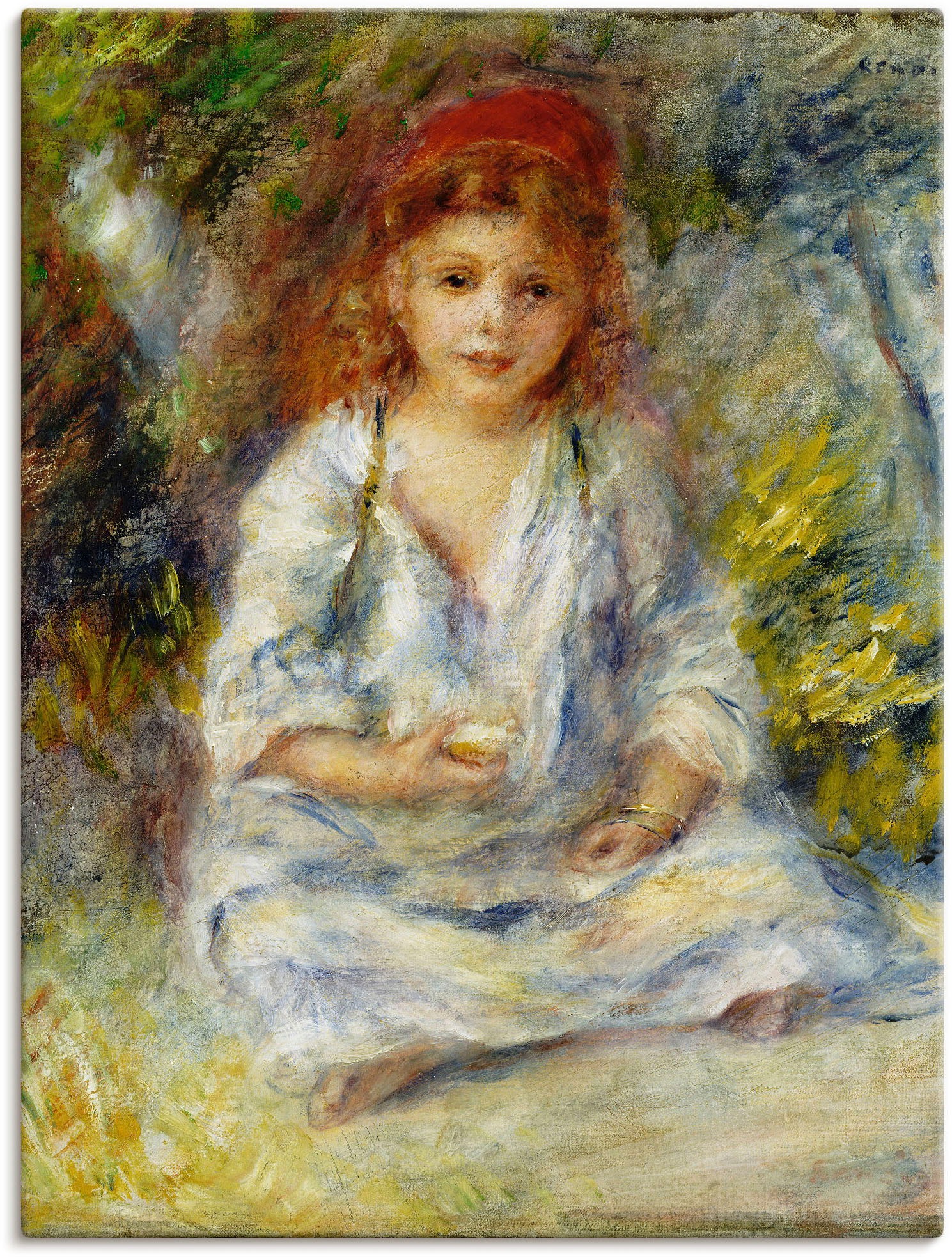 Artland Wandbild »Kleines algerisches Mädchen. Um 1881«, Kind, (1 St.), in vielen Größen & Produktarten -Leinwandbild, Poster, Wandaufkleber / Wandtattoo auch für Badezimmer geeignet