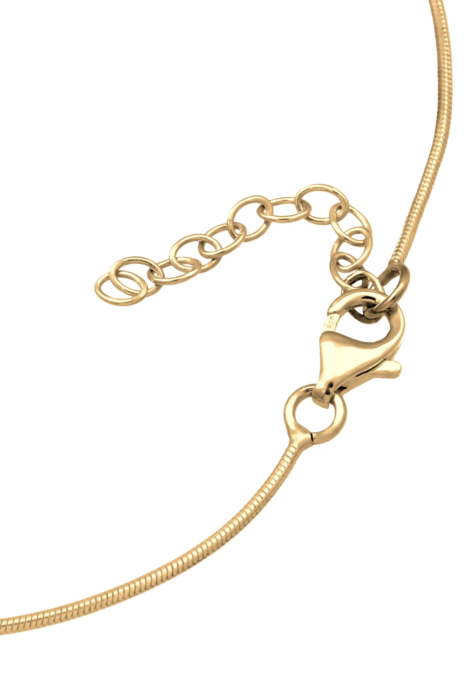 Elli Fußkette »Fußschmuck Basic Schlangenkettchen 925 Silber«