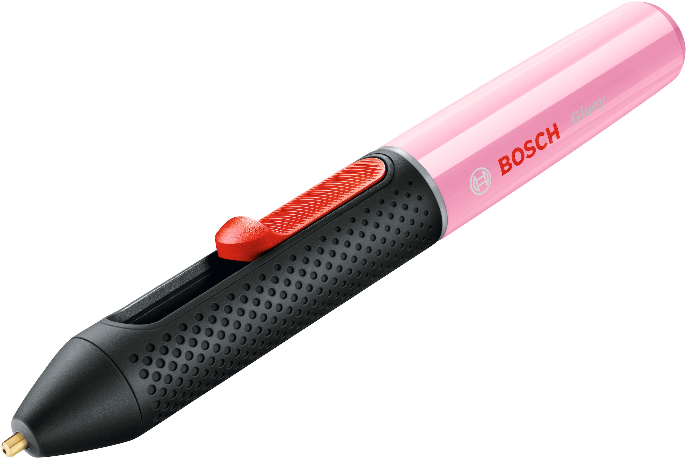 Bosch Home & Garden Heißklebestift »Gluey, pink«, (USB-Ladegerät & -Kabel, 2x1,2 V HR06 (AA) Akkus), inkl. 20 Mini-Klebesticks in vielen Farben