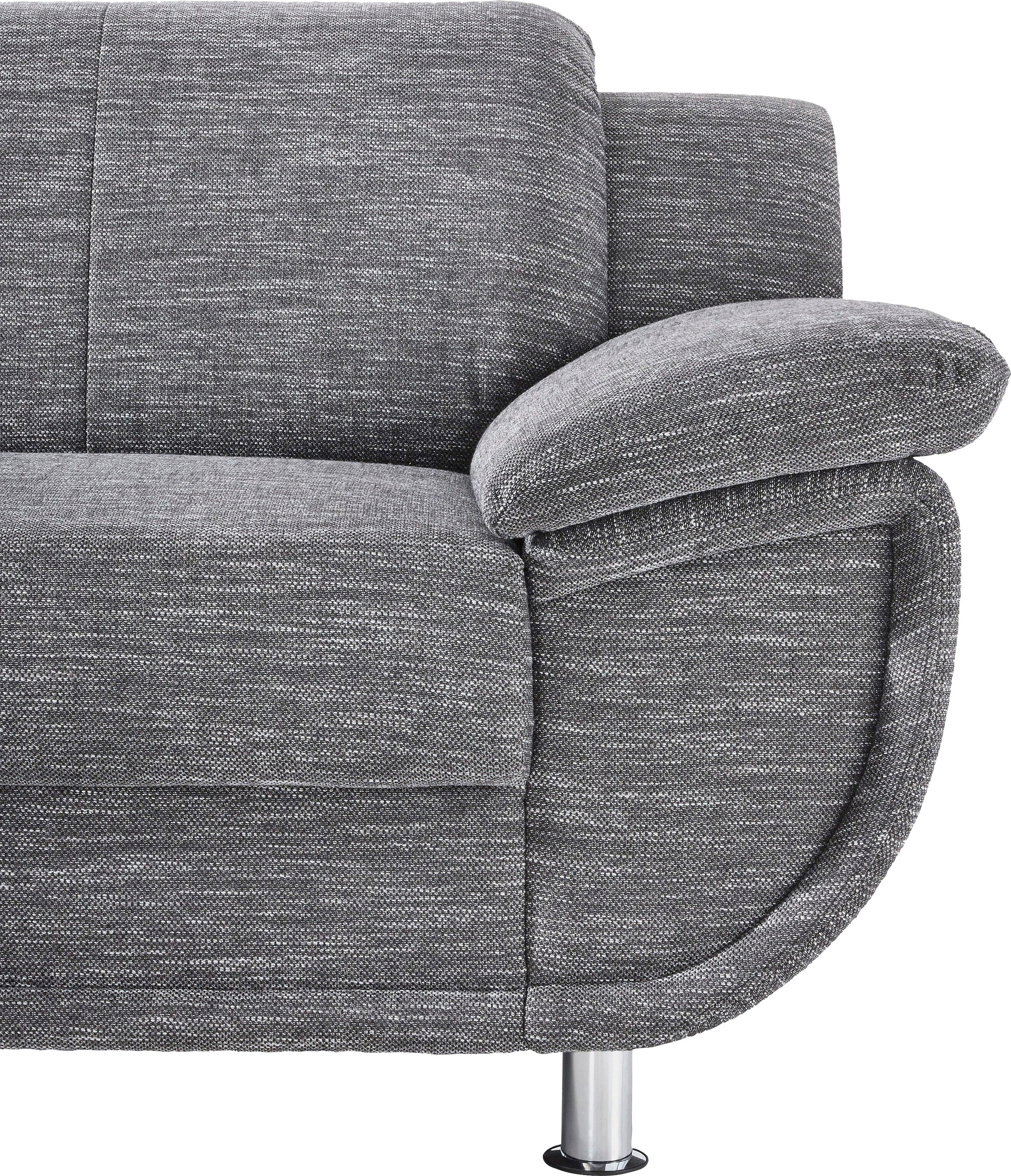 TRENDMANUFAKTUR Ecksofa »Rondo, zeitlos und elegant, bequem, L-Form«, wahlweise mit Federkern, wahlweise mit Bettfunktion