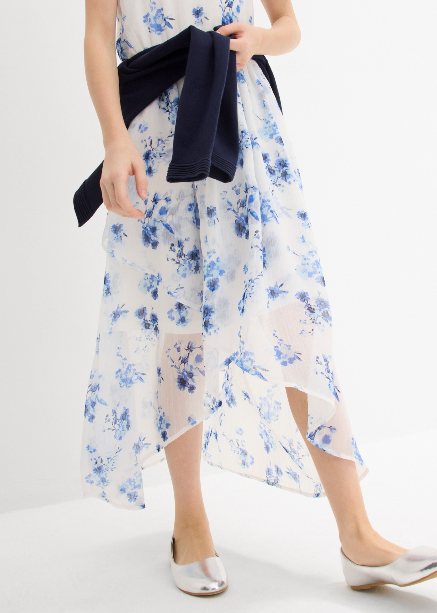 bonprix Chiffonkleid aus Chiffon, mit elastischer Taille