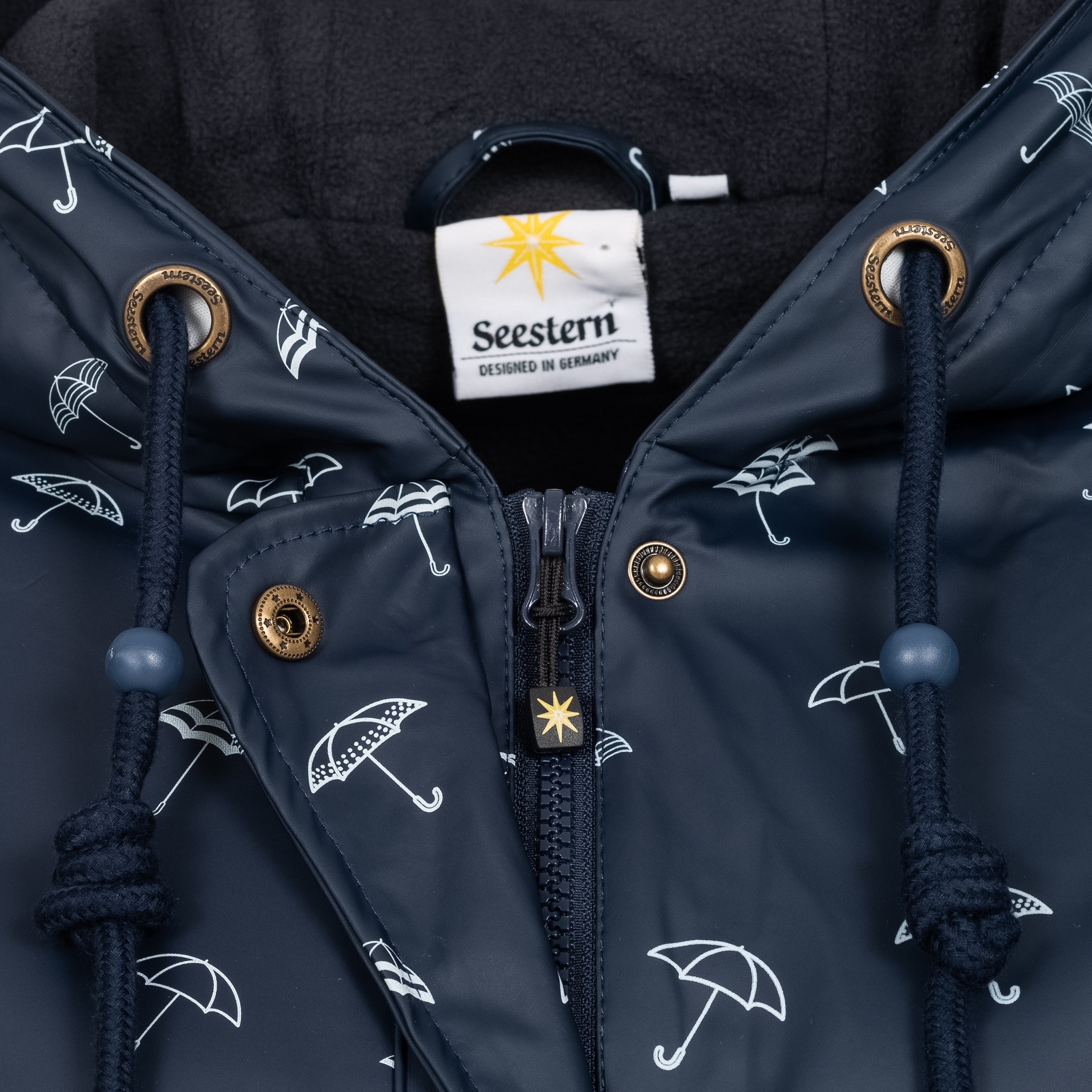 ankerglut Regenjacke »Friesennerz #ankerglutsea Regenmantel, Longjacket« auch in Großen Größen erhältlich