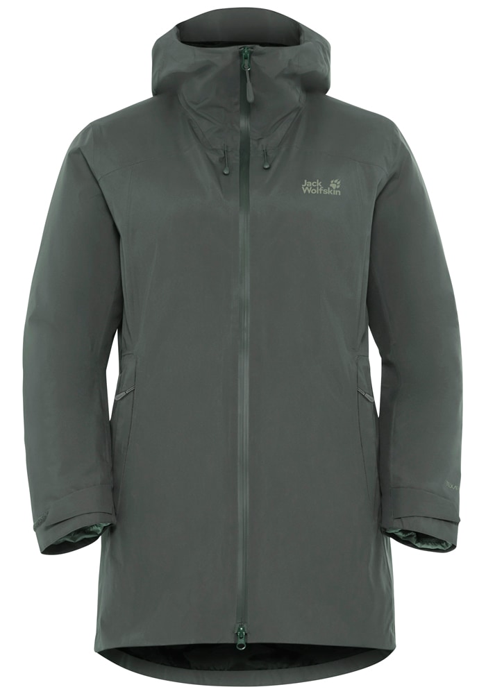 Jack Wolfskin 3-in-1-Funktionsjacke »ICECAPE 3IN1 DOWN JKT W RDS«, mit Kapuze