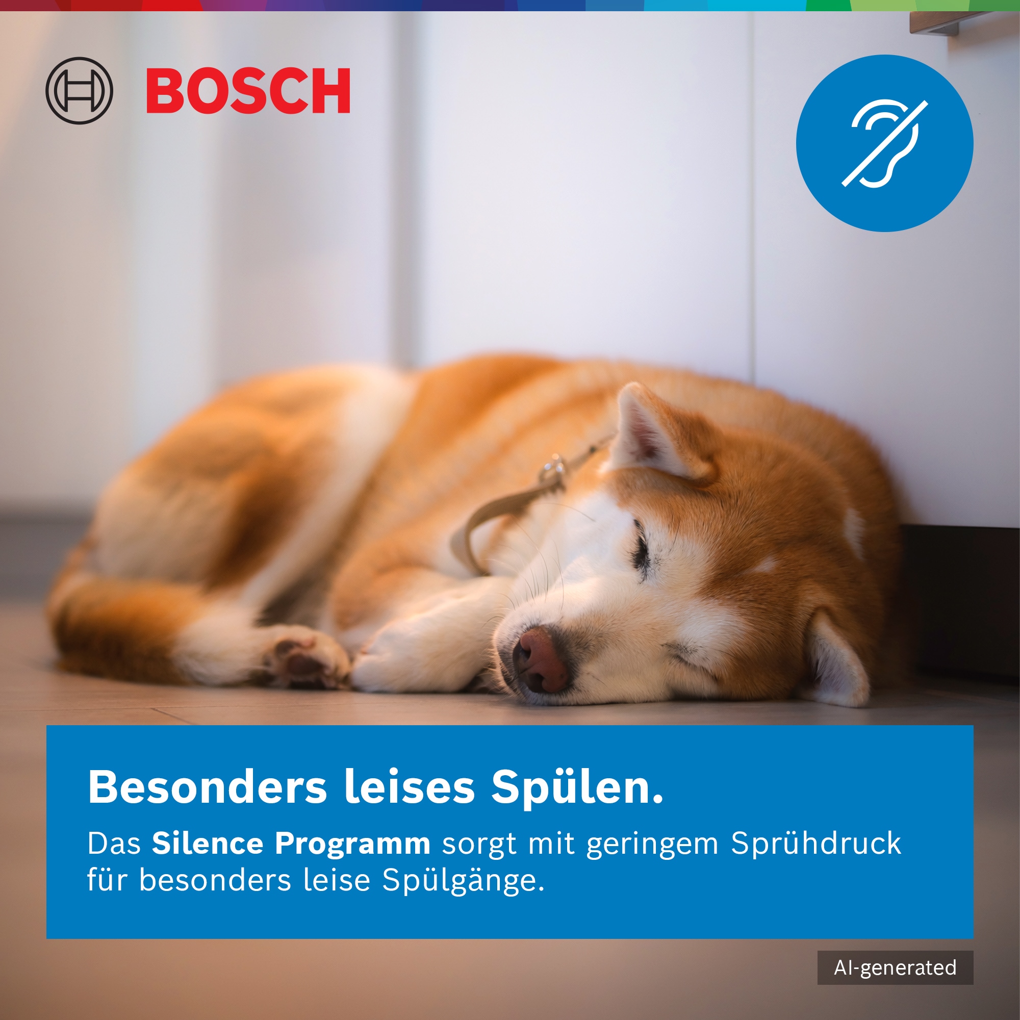 BOSCH teilintegrierbarer Geschirrspüler Serie 4 »SMI4HVS14E« 14 tlg. Maßgedecke Mit 3-fach Rack Matic, flexible Körbe & Schubladen