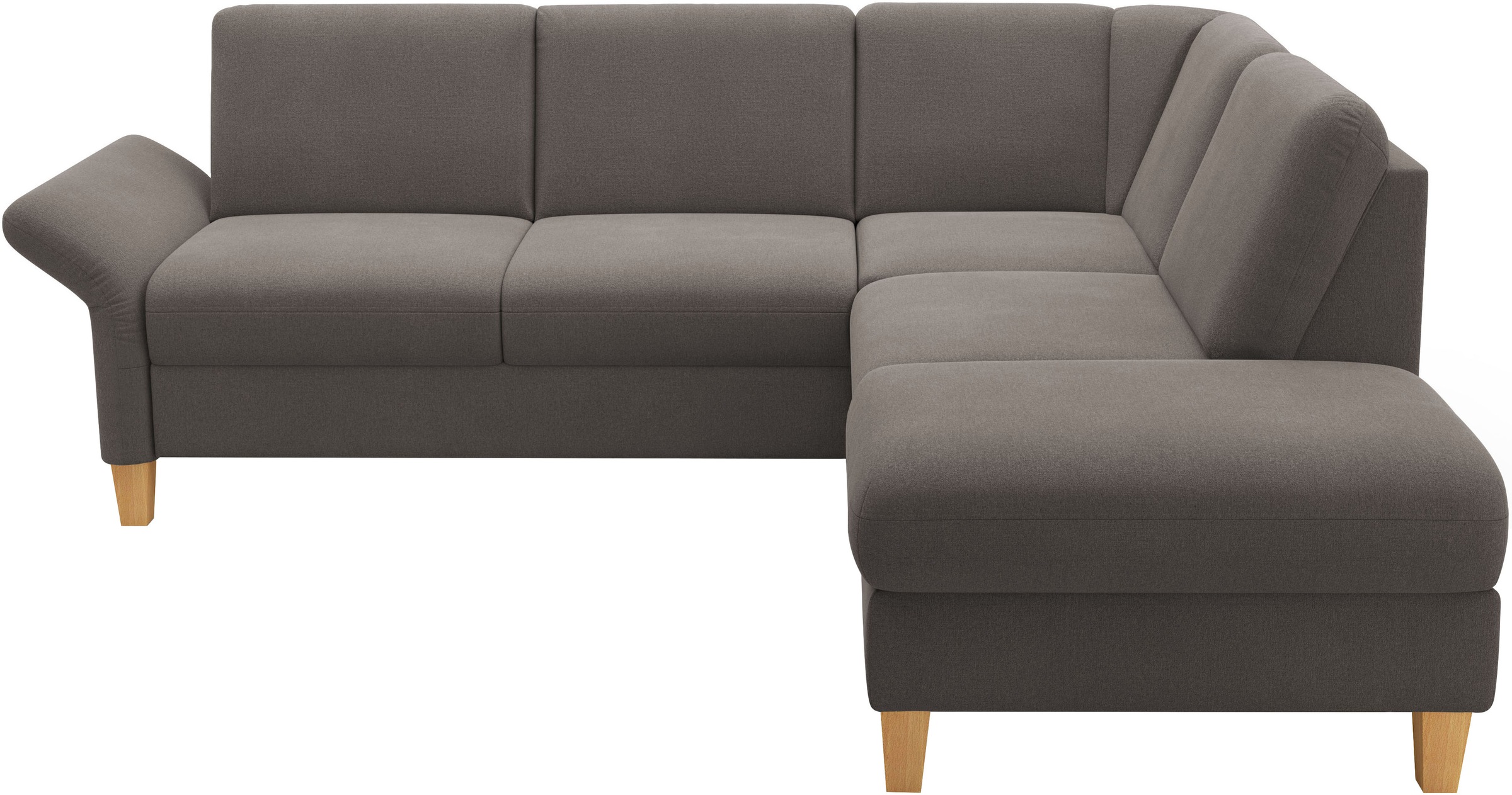 Home affaire Ecksofa »Rochelle, L-Form«, wahlweise mit Armteilverstellung, Bettfunktion und Bettkasten