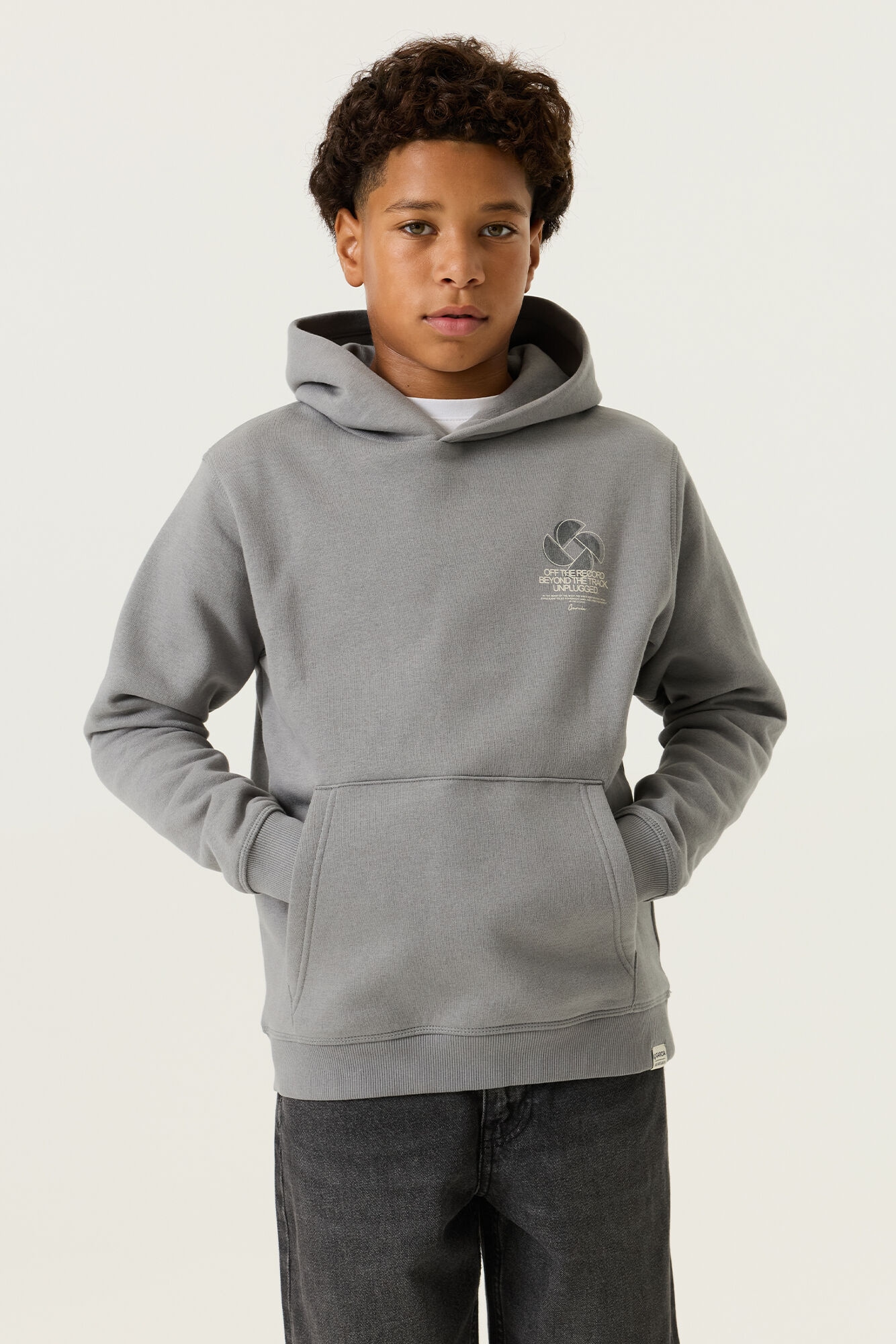 Garcia Hoodie , Rückseite plakativ bedruckt

