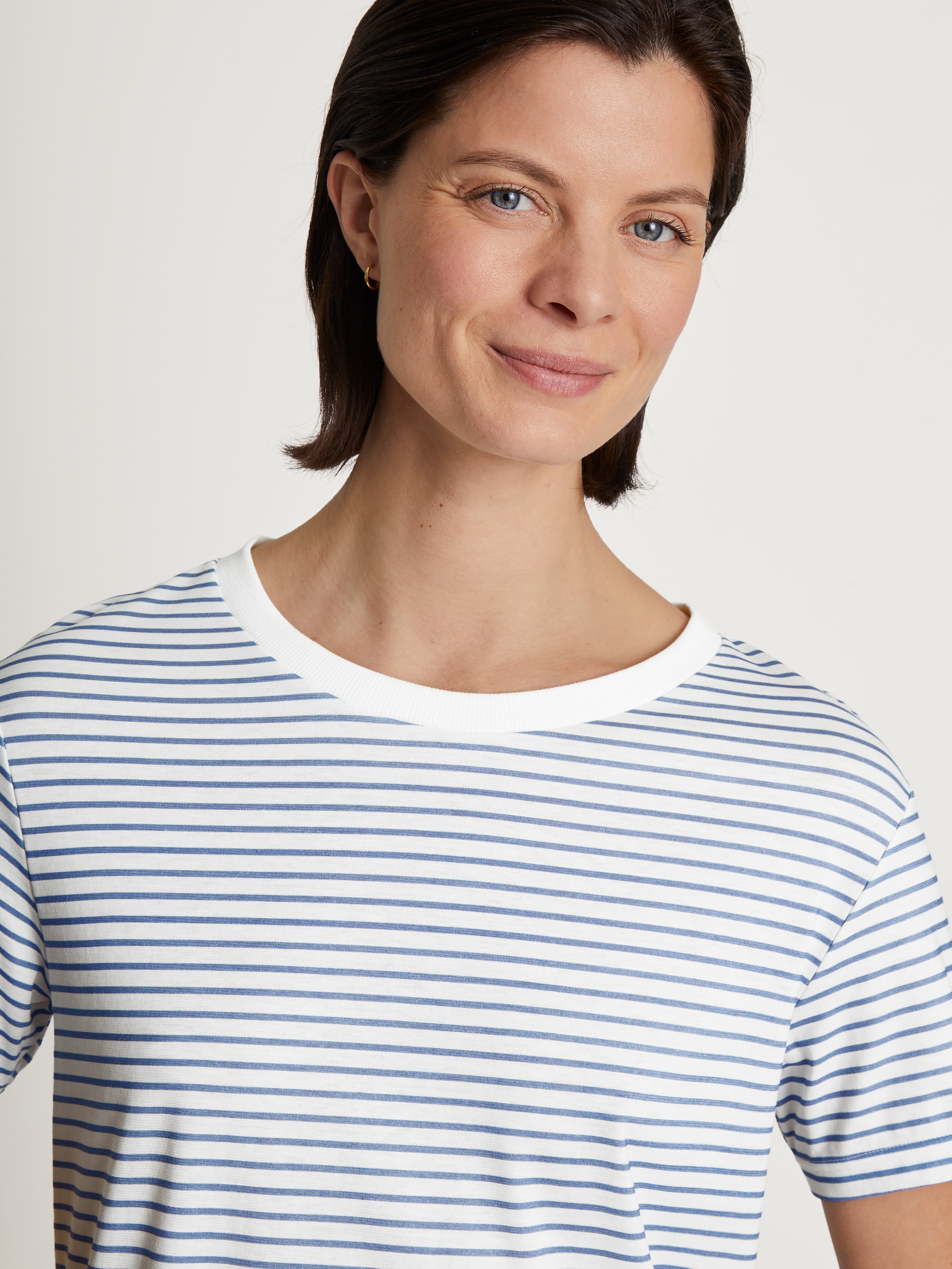 CALIDA Nachthemd »Cotton Stripes«, mit bequemem, geradem Schnitt
