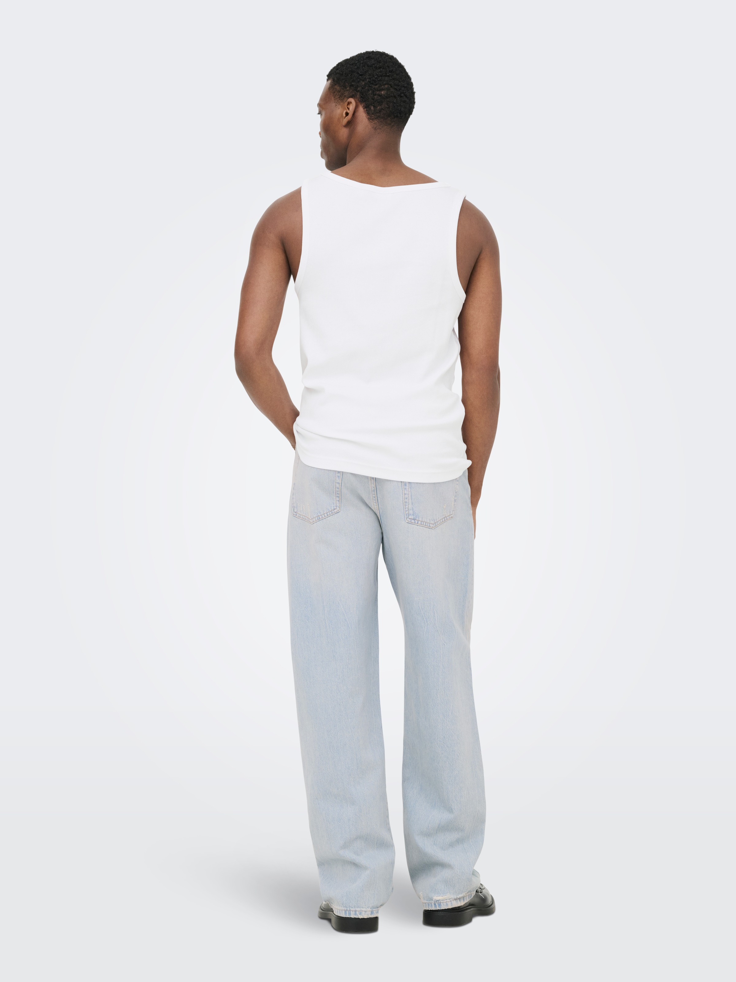 ONLY & SONS Rundhalsshirt »ONSTANNER REG SL TANK TOP NOOS«