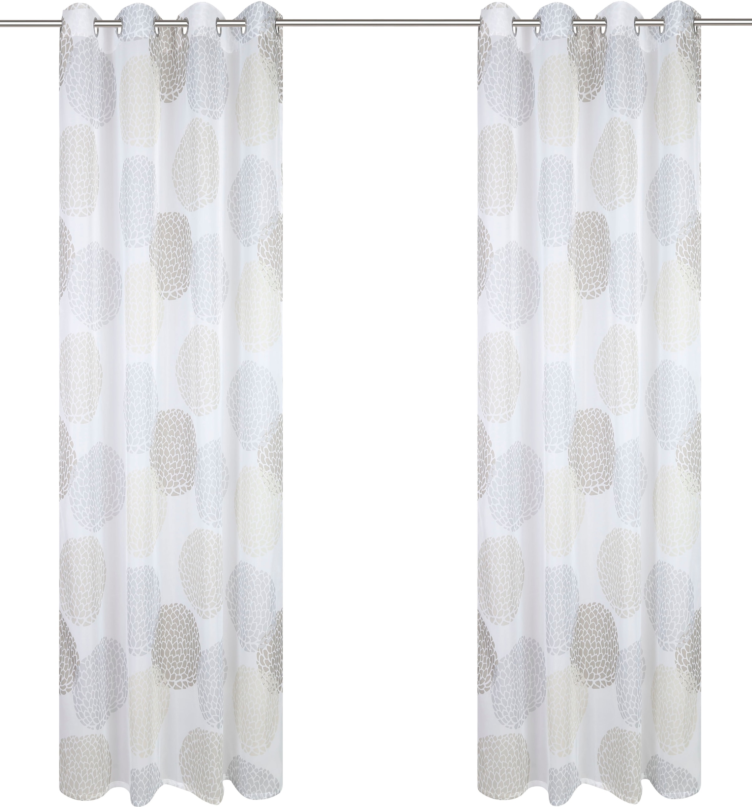 my home Gardine »BELEM«, (1 St.), 1 Schal, Transparent, Voile, Polyester  kaufen bei OTTO