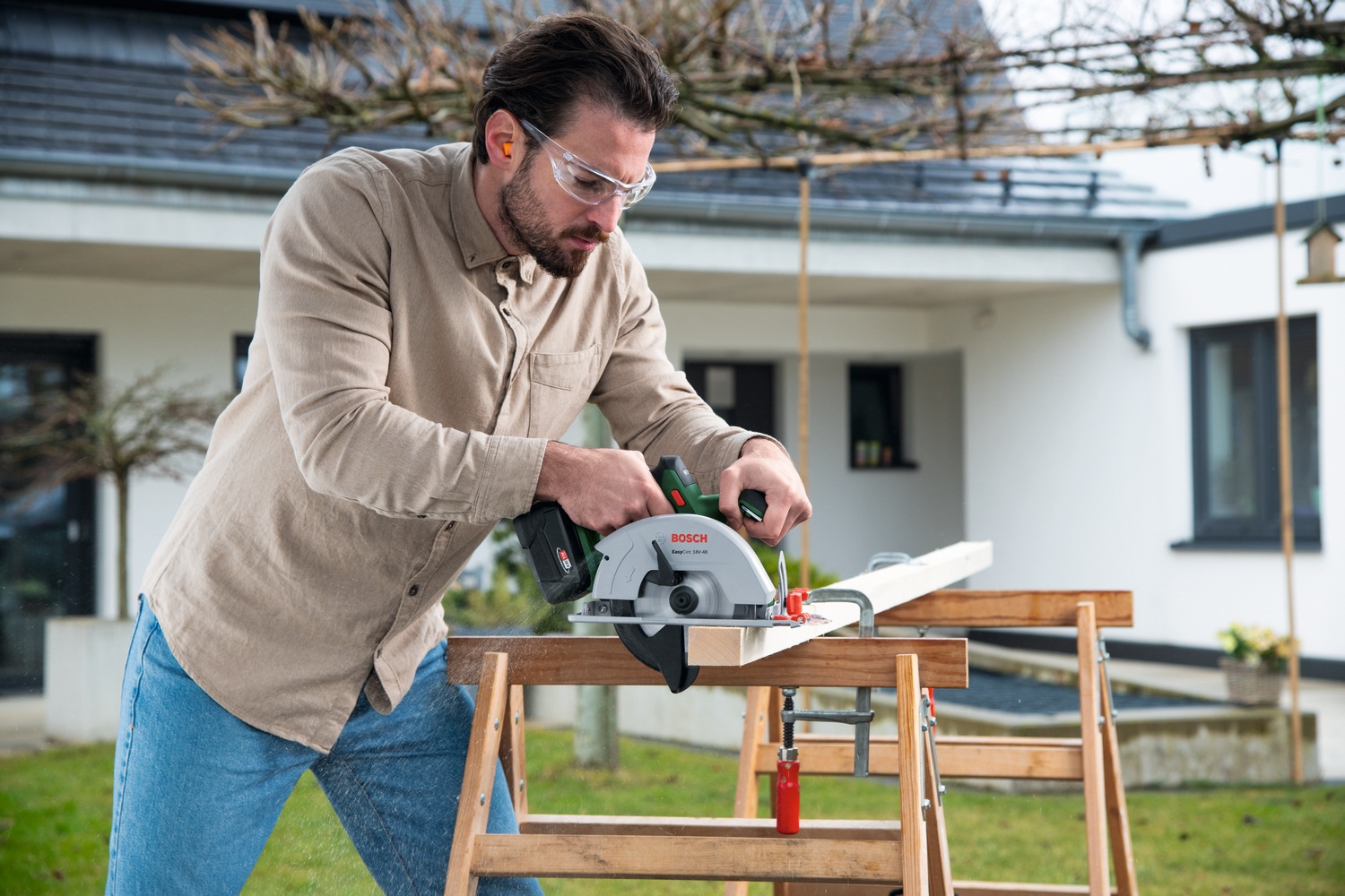 Bosch Home & Garden Akku-Säge »EasyCirc 18V-48 solo« ohne Akku und Ladegerät
