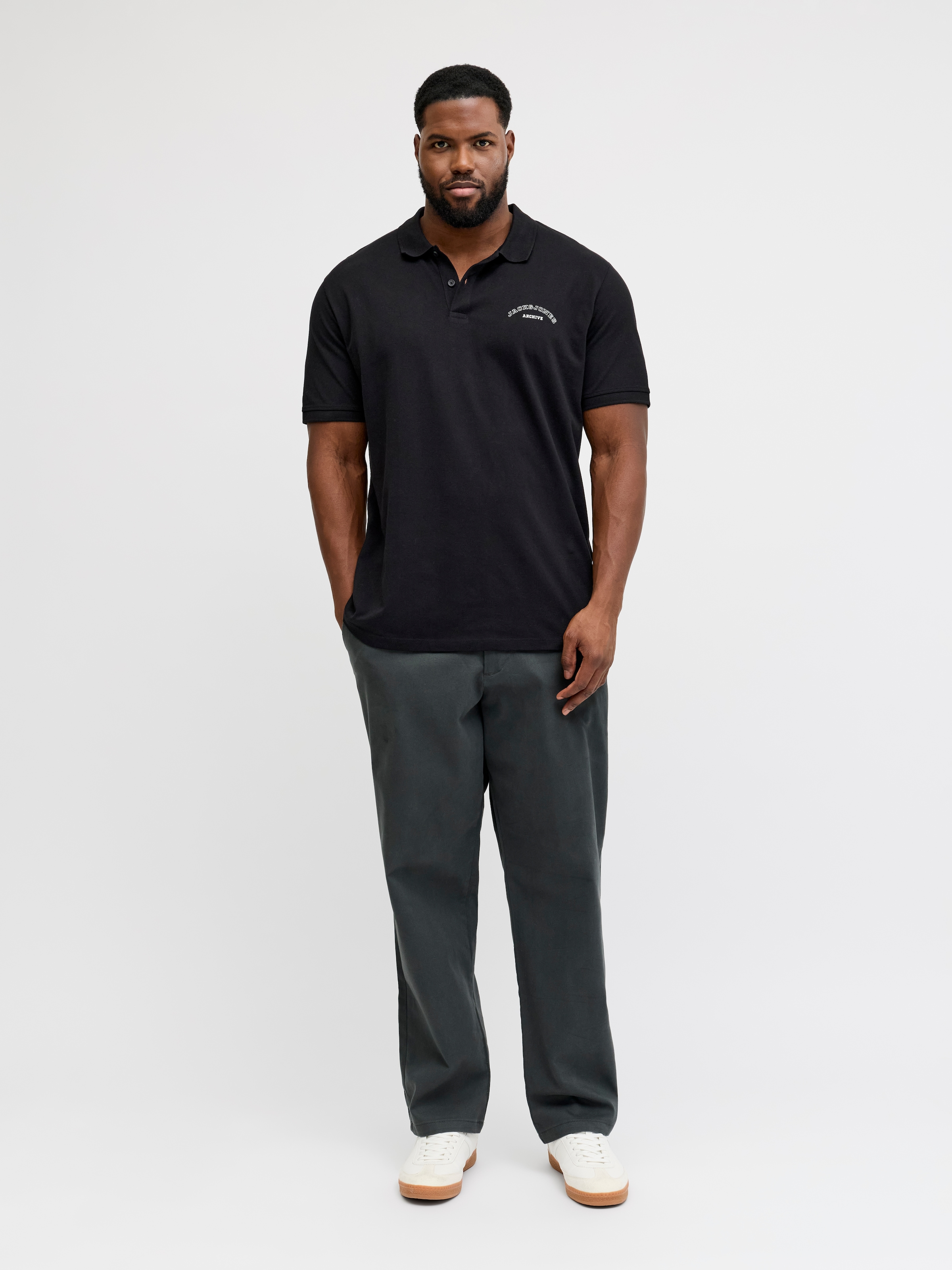Jack & Jones PlusSize Poloshirt »JJCOLLEGE LOGO POLO SS PLS«