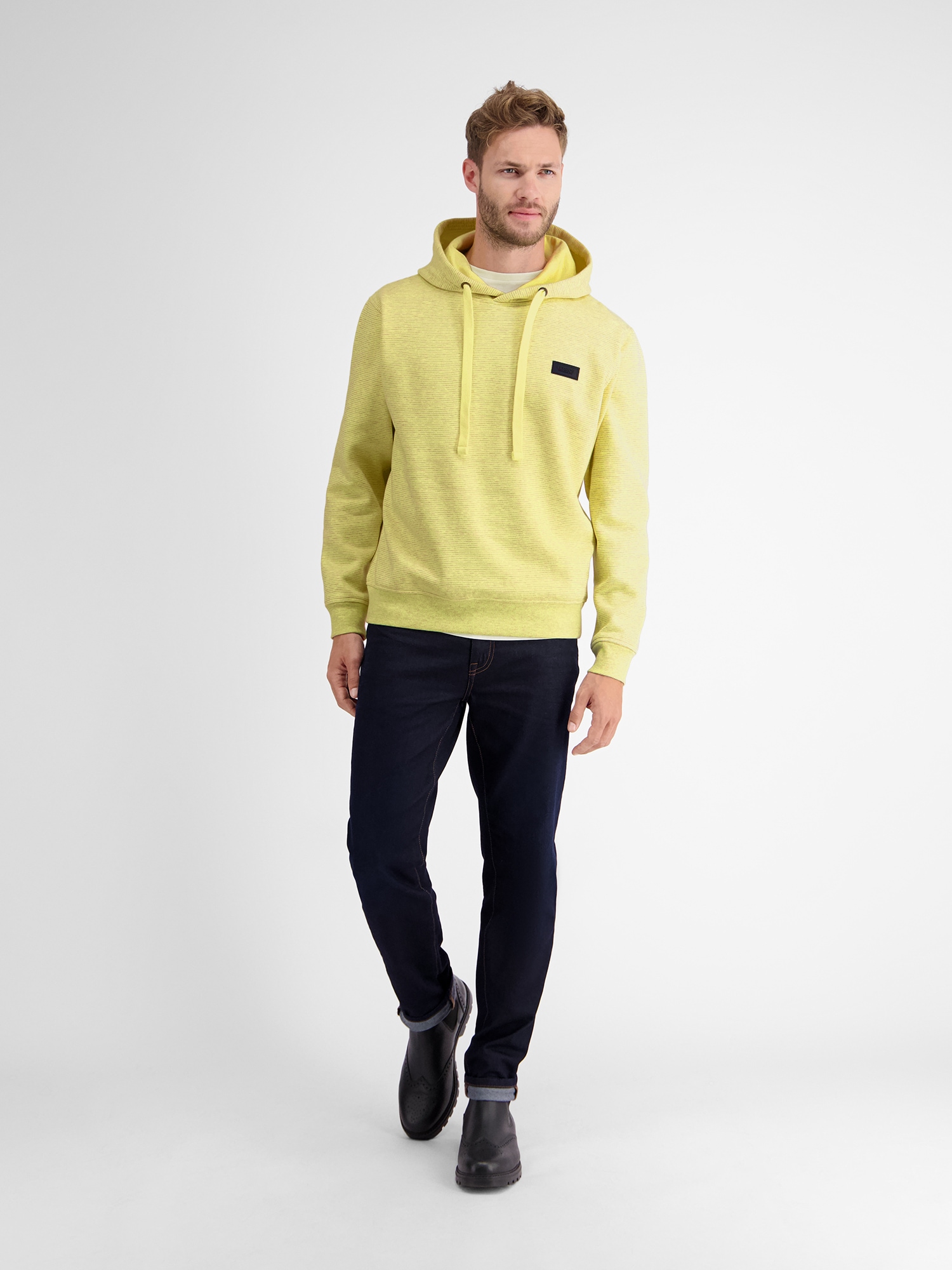 LERROS Hoodie »LERROS Sweat-Hoodie in weicher Strukturqualität«