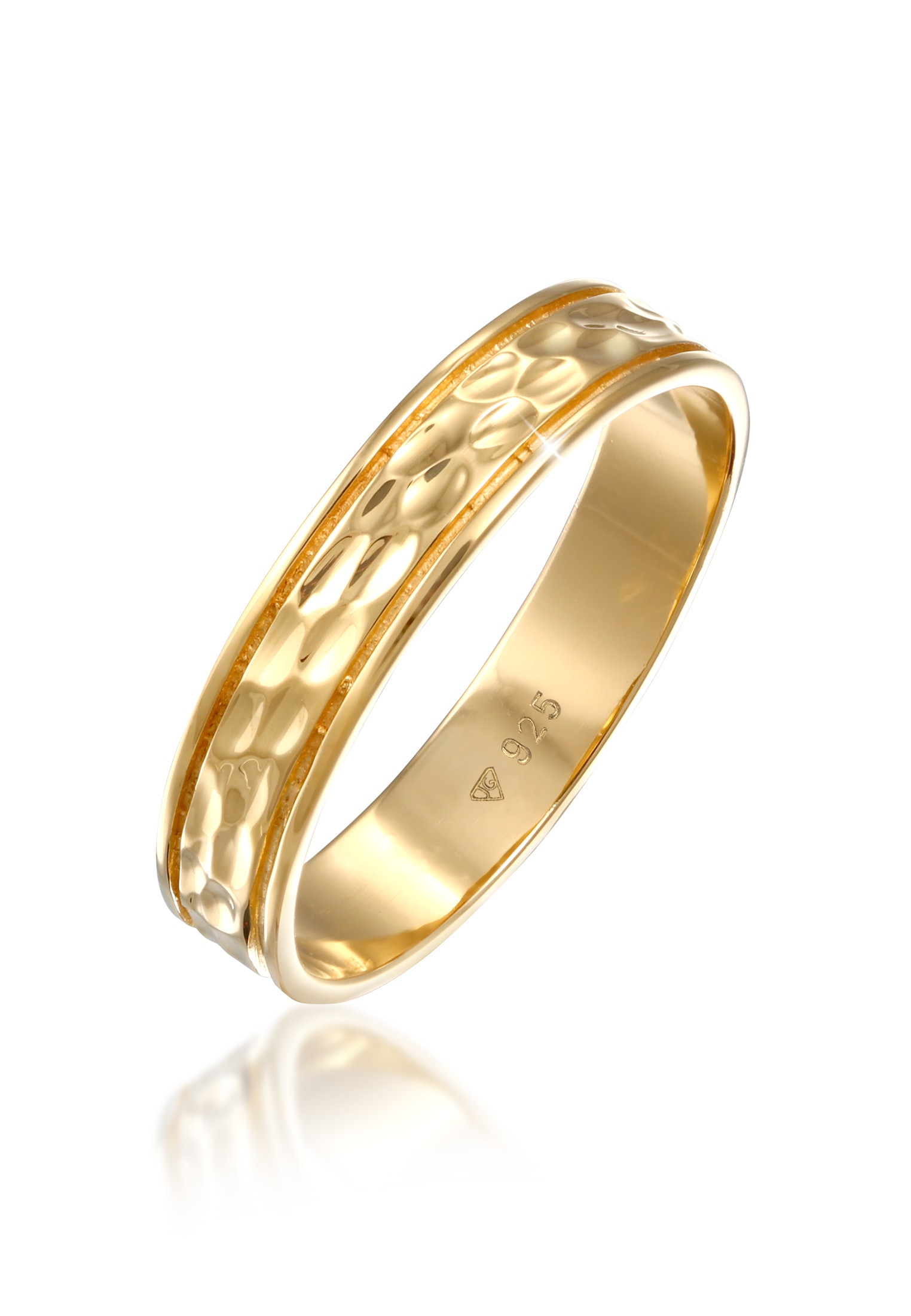 Elli Premium Fingerring »Ring Trauring Ehering Freundschaft Kunstvoll 925 Sterling Silber«