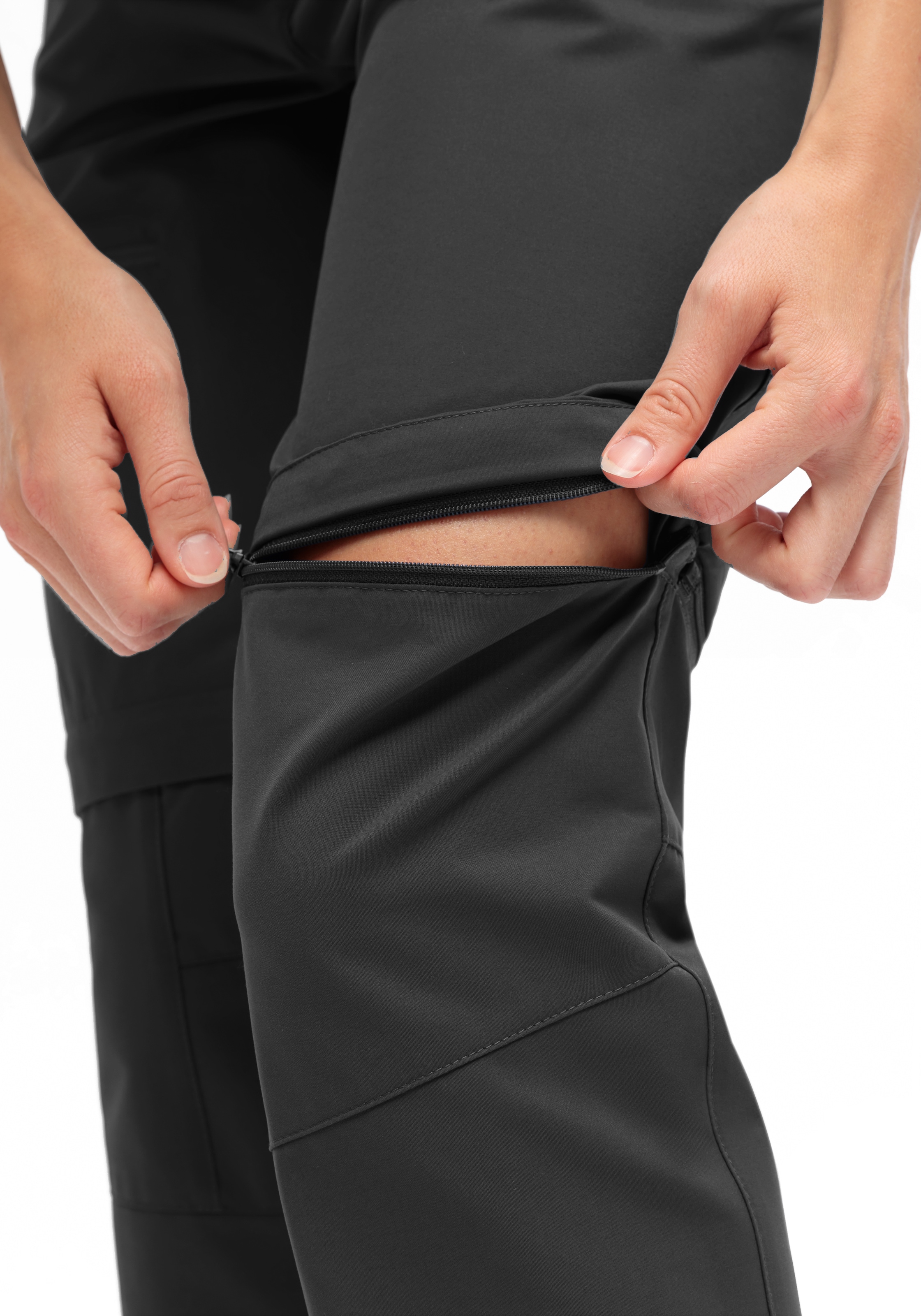 Maier Sports Outdoorhose »Nata Zip Loop«, Damen Wanderhose, Zip-Off Funktionshose, 3 Taschen, Regular Fit