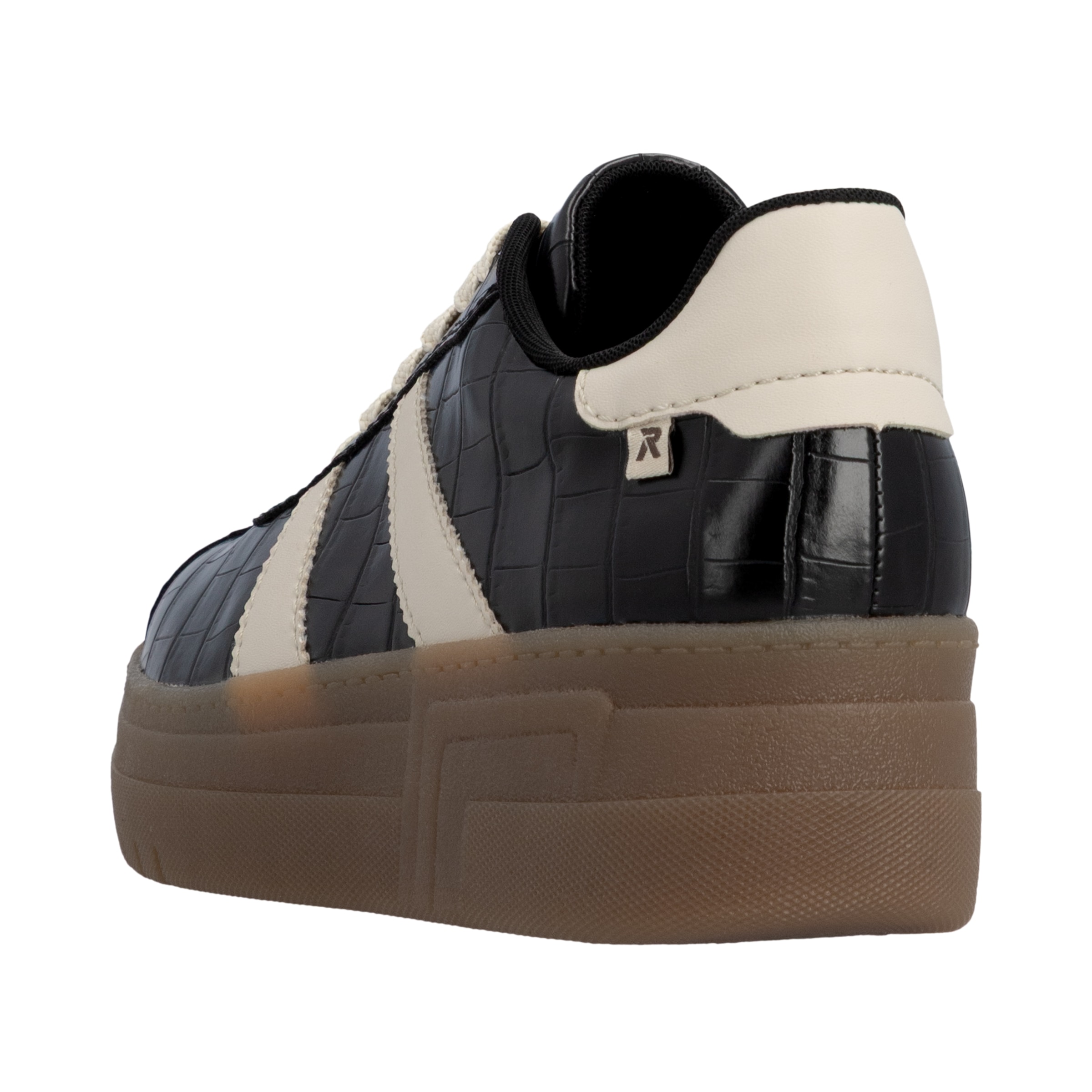 Rieker Plateausneaker  Basket-Sneaker, Retro-Sneaker, Schnürschuh mit weichem Schaftrand