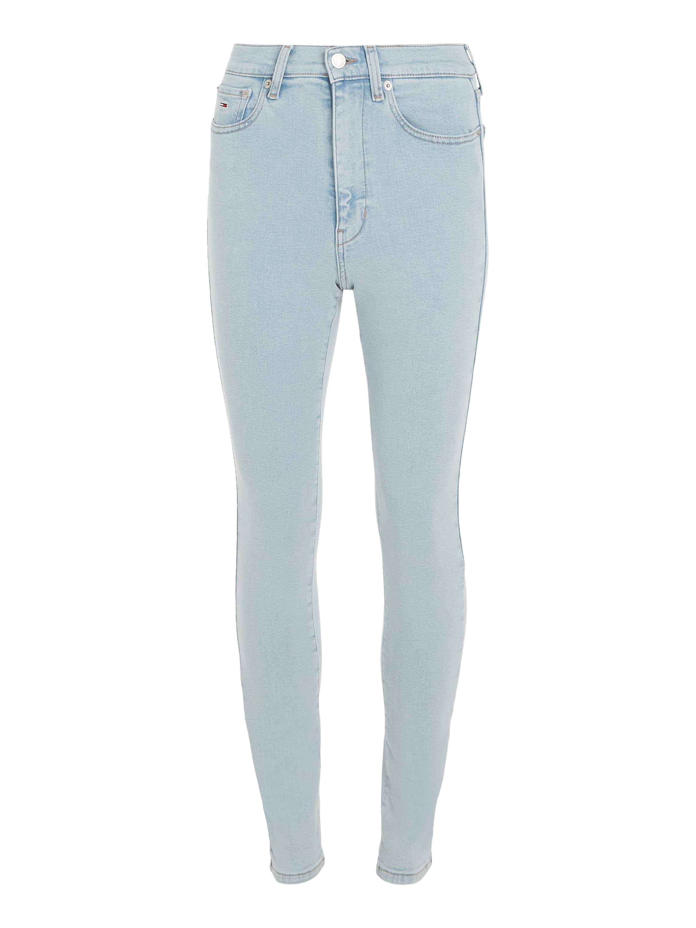 Tommy Jeans Bequeme Jeans »Sylvia Skinny Slim Jeans Hohe Leibhöhe«, mit Ledermarkenlabel
