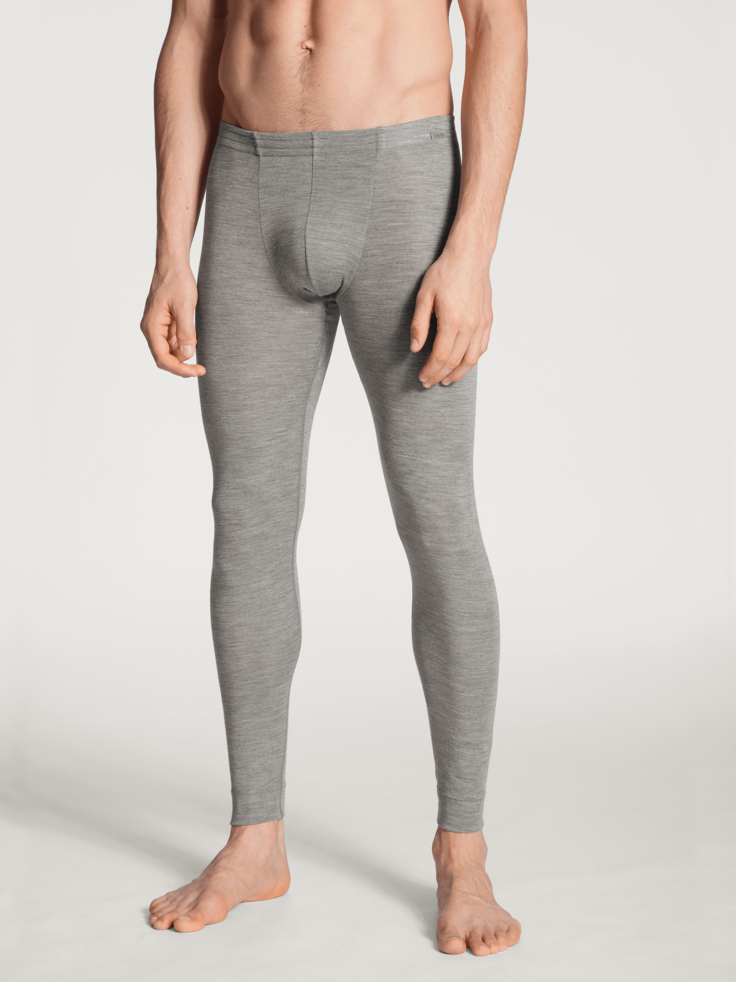 CALIDA Leggings, wärmend, atmungsaktiv, Feinripp-Qualität, Melè-Optik, weich