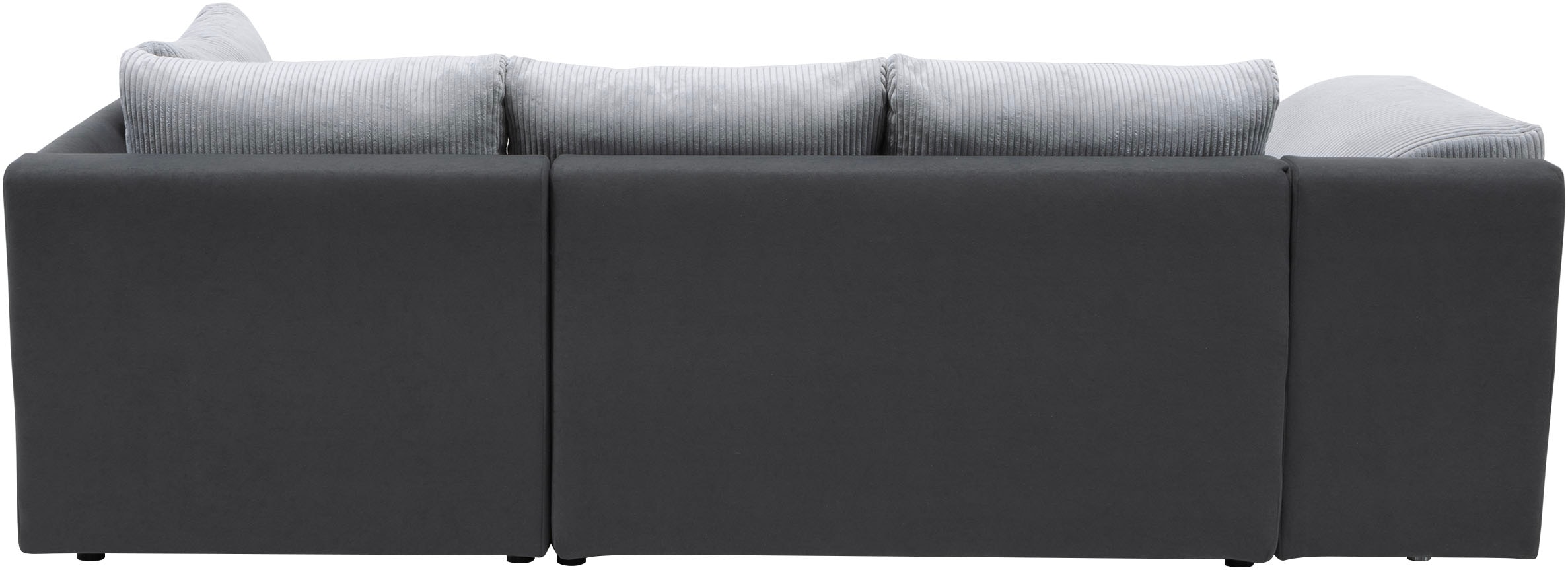 COLLECTION AB Ecksofa »Sally L-Form« mit und ohne Bettfunktion, inklusive loser Rücken- und Zierkissen