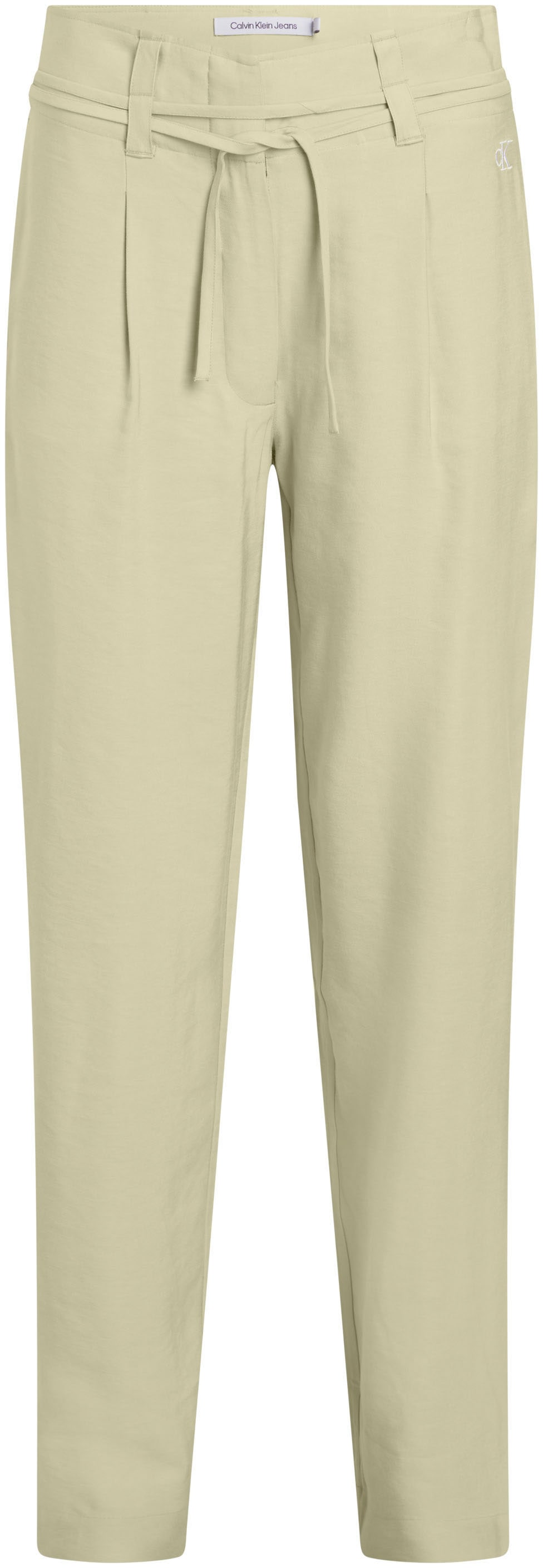 Calvin Klein Jeans Webhose »WAIST TIES TAPERED TWILL PANT«, mit Logomarkenlabel