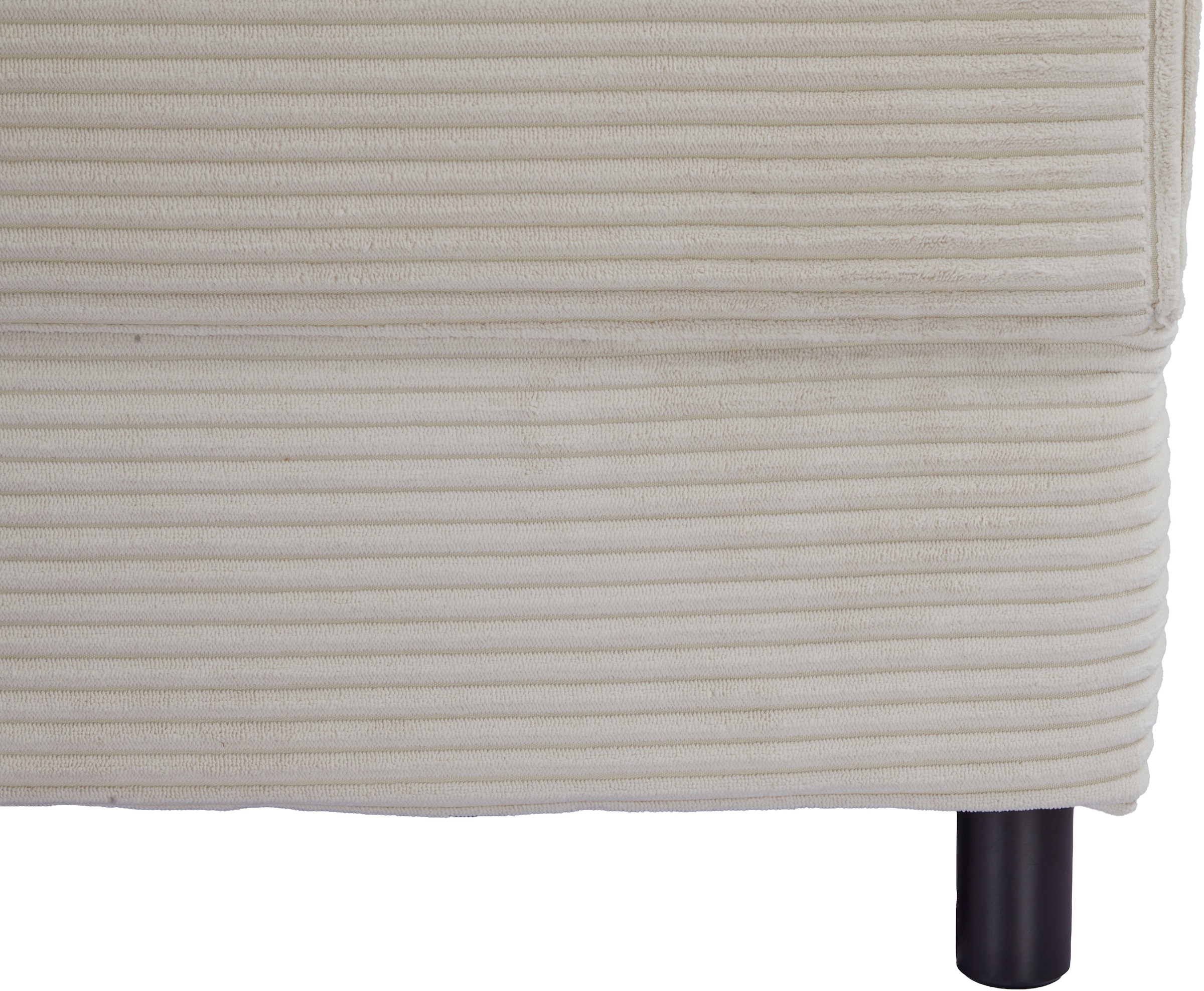 OTTO home Schlafsofa »ONNIKO Ecksofa L-Form Cord, Breite: 240 cm, softer Cord-Bezug« mit Bettfunktion & Bettkasten (Liegefläche 120/240 cm)
