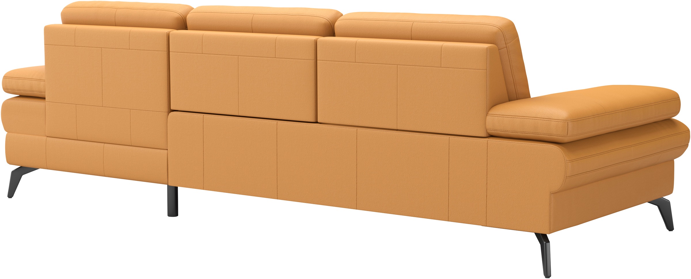 sit&more Ecksofa »Morris L-Form, inkl. Sitztiefenverstellung«, wahlweise mit Armteilverstellung, Bettfunktion & Bettkasten