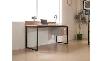 my home Schreibtisch »Wenzel«, Arbeitsplatte Akazie Dekor, gut geeignet für das Home... kaufen