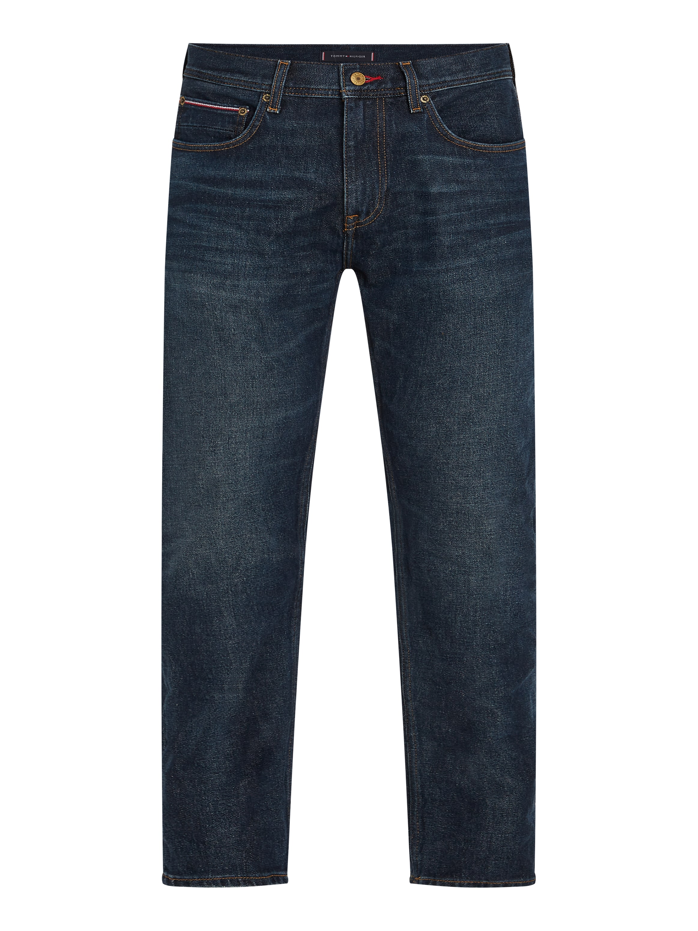 Tommy Hilfiger Straight-Jeans »STRAIGHT DENTON STR CREST INDIGO«
