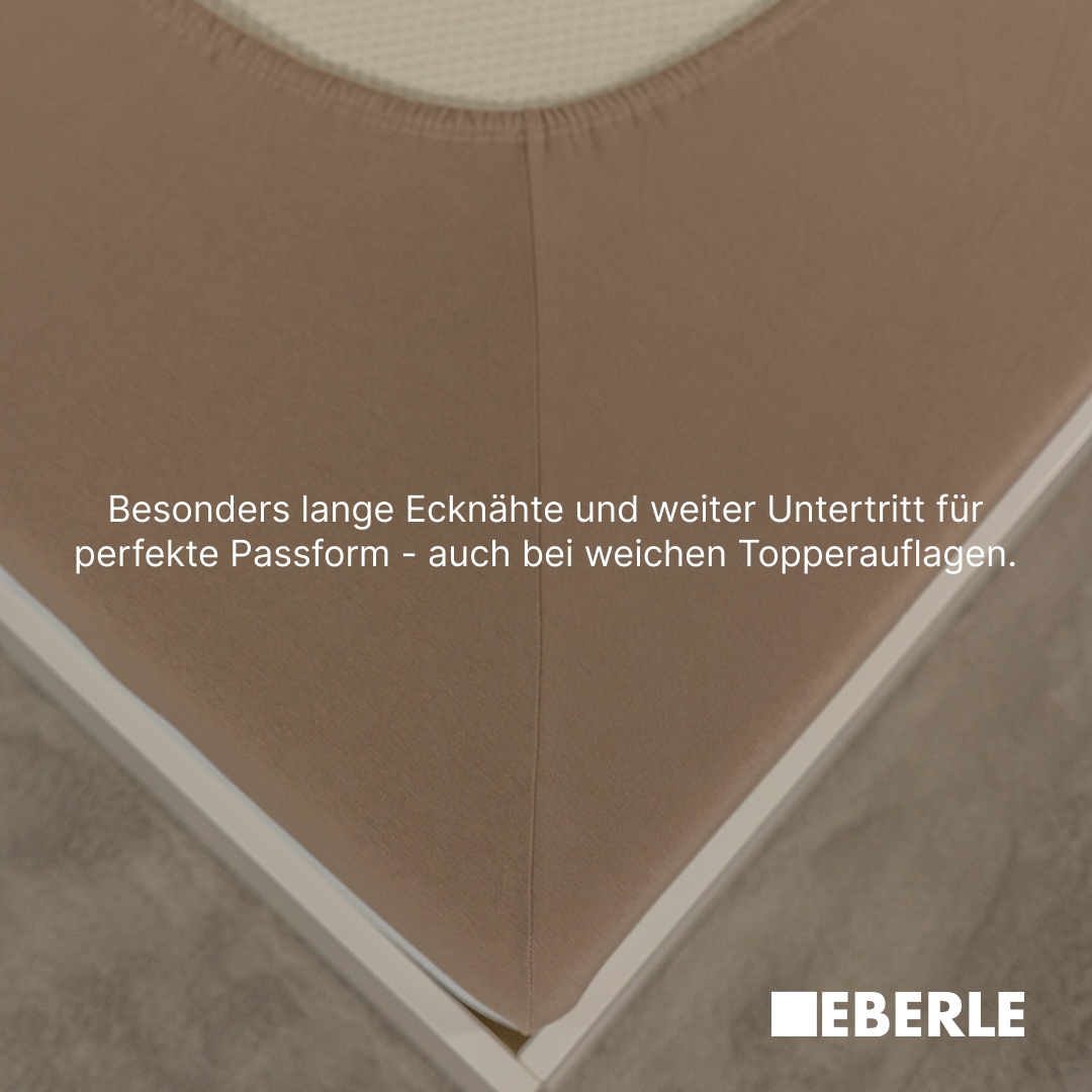 bellana Spannbettlaken »Jersey-Elasthan deluxe in Gr. 90x200, 140x200 oder 180x200, für Topper«, aus Baumwolle, für Matratzen bis 10 cm Höhe, Bettlaken, Spannbetttuch
